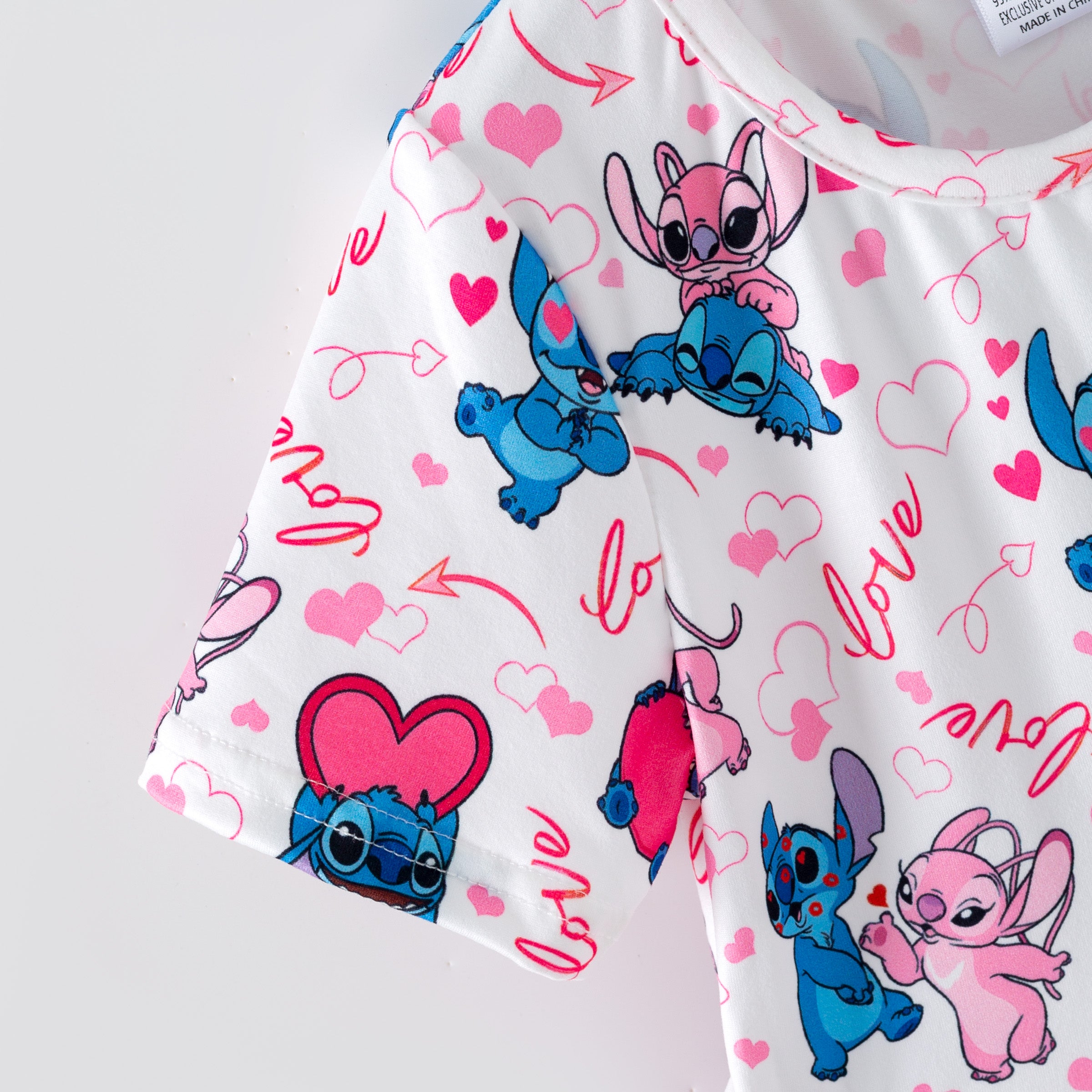 （Pre Order,Prepack Zone）Girls Spring&Summer Cartoon Print Dress（Mix Size）