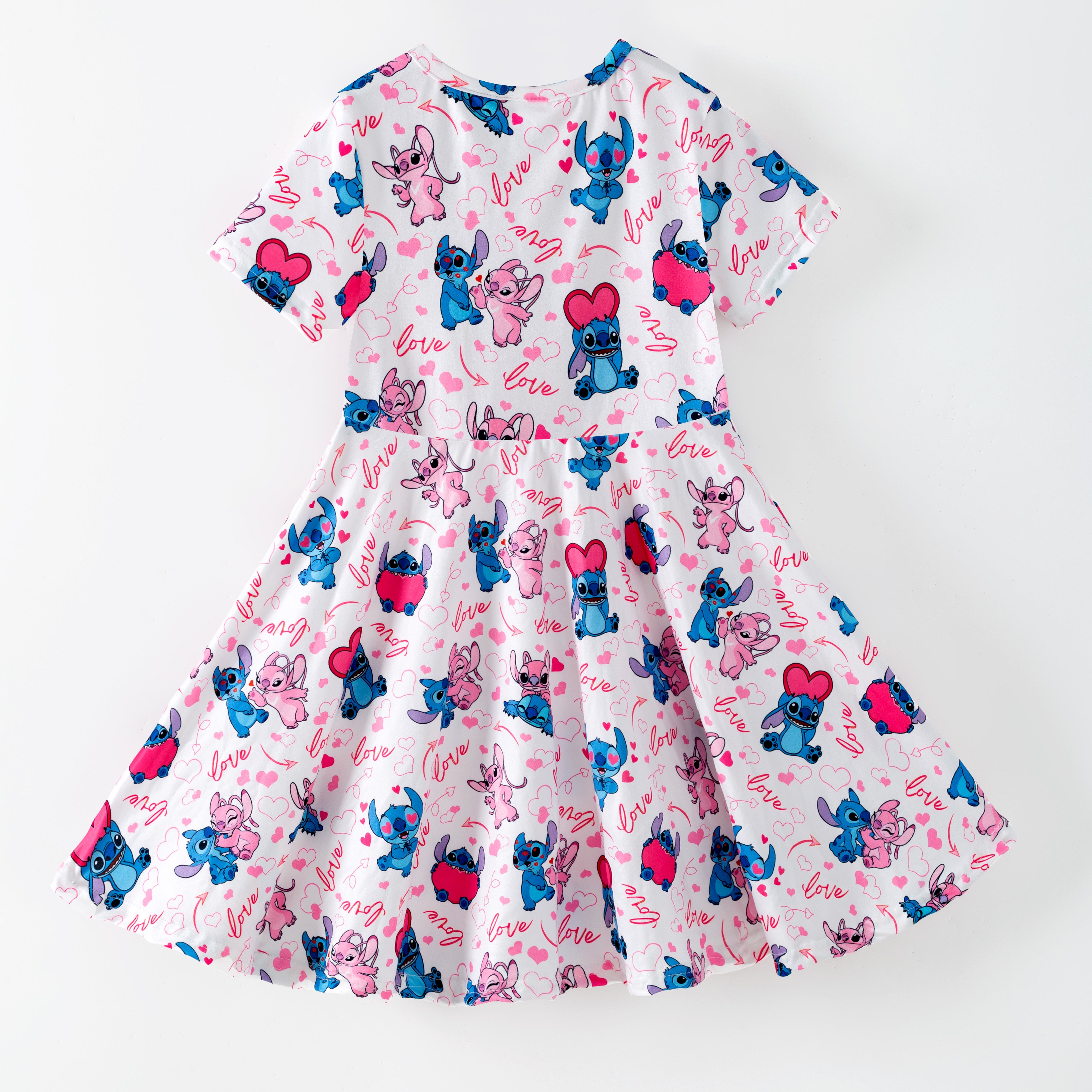 （Pre Order,Prepack Zone）Girls Spring&Summer Cartoon Print Dress（Mix Size）