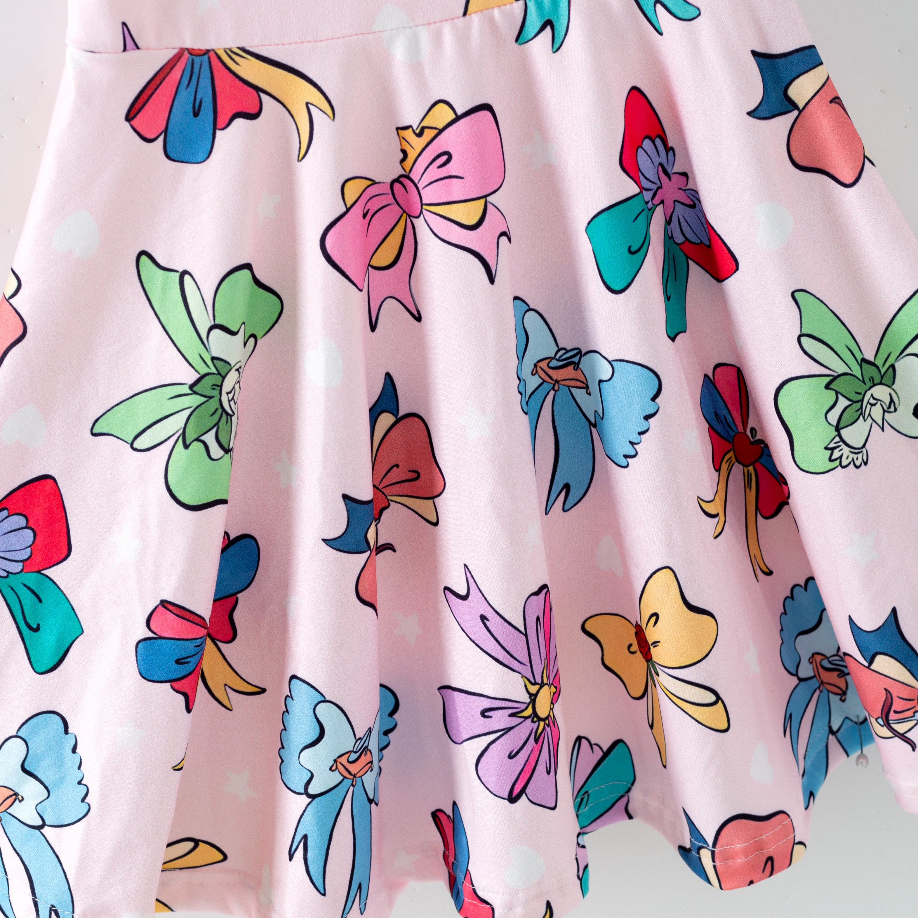 （Pre Order,Prepack Zone）Girls Spring&Summer Cartoon Print Dress（Mix Size）