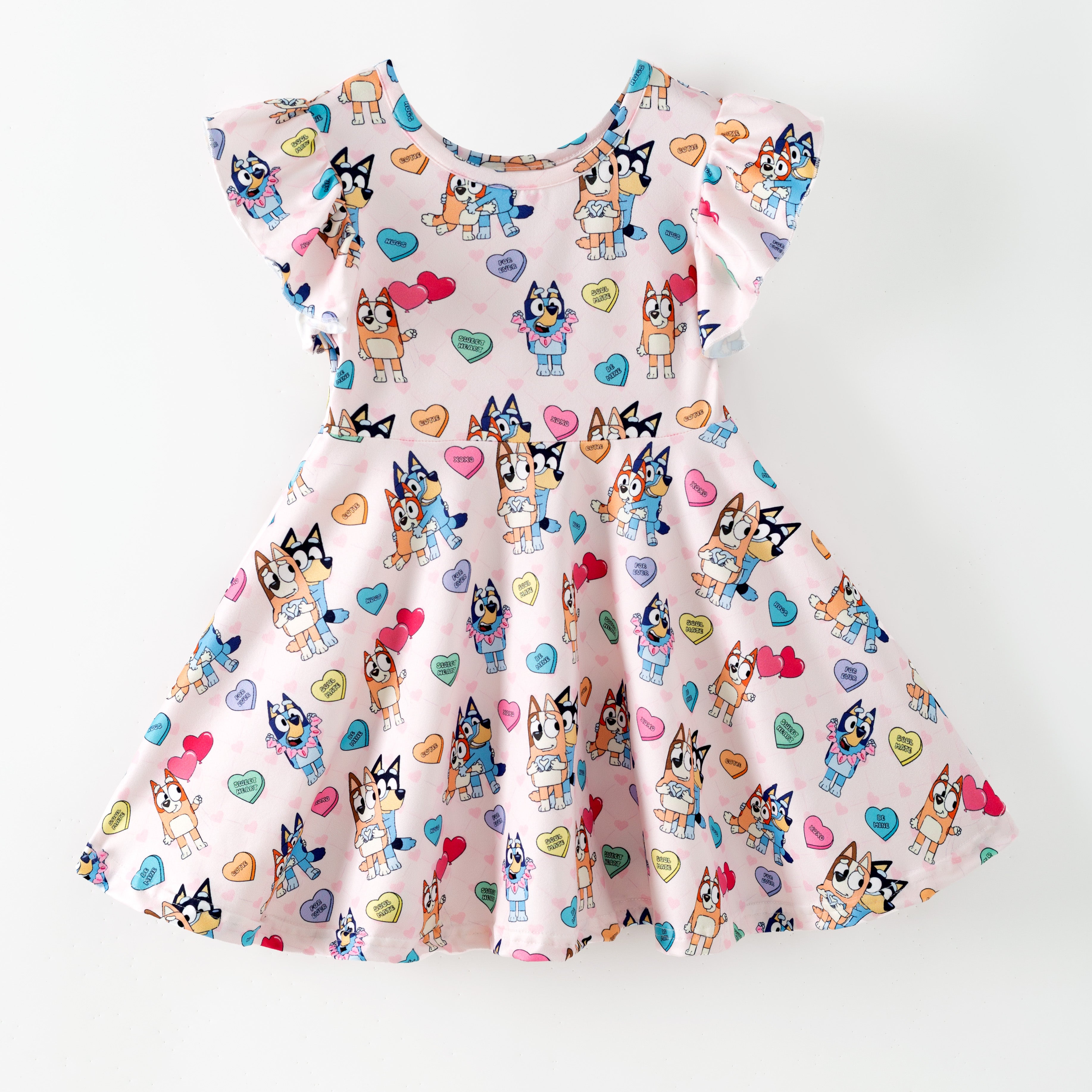 （Pre Order,Prepack Zone）Girls Spring&Summer Cartoon Print Dress（Mix Size）