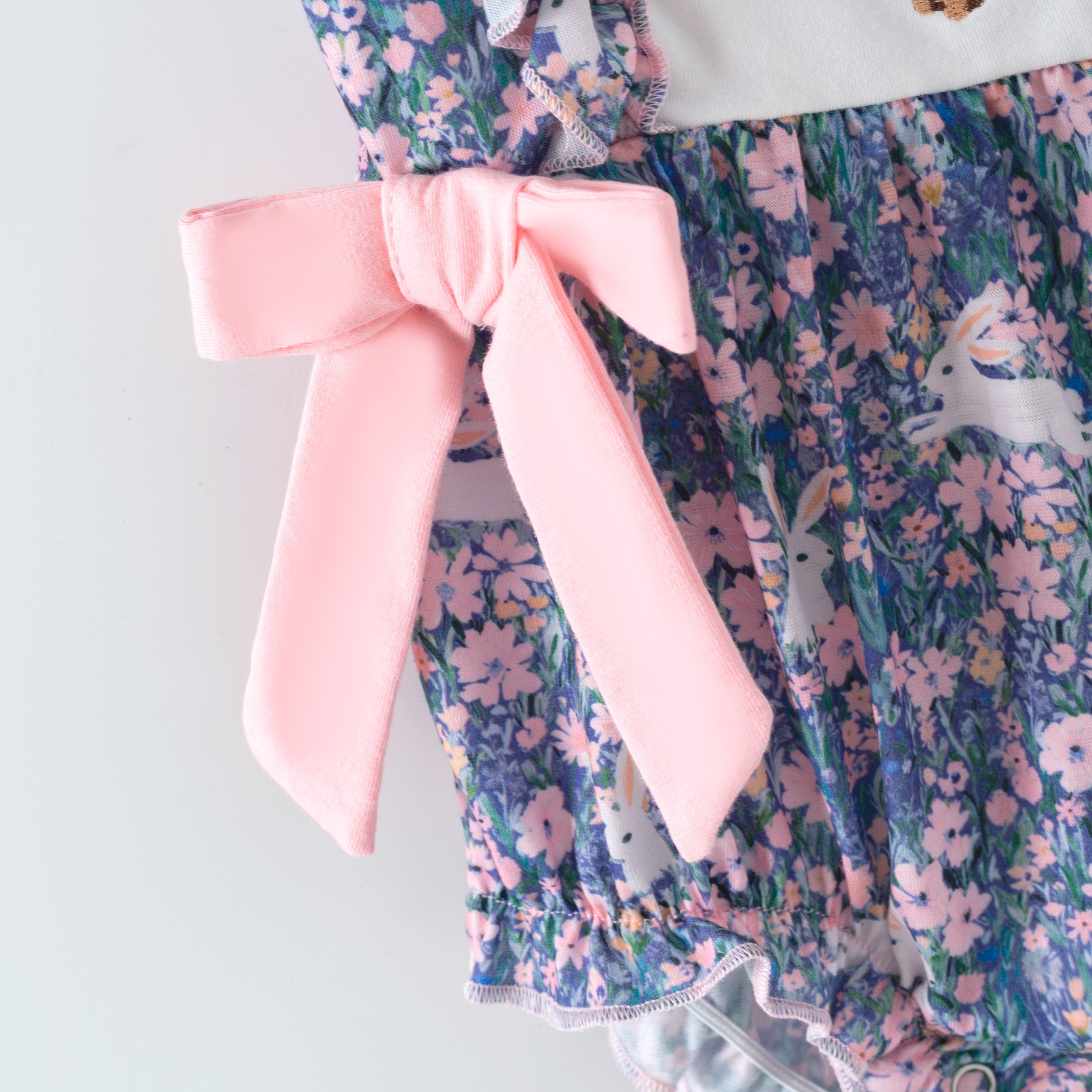 （In Stock）Girls Easter Cross Embroidery Dress,Set&Romper