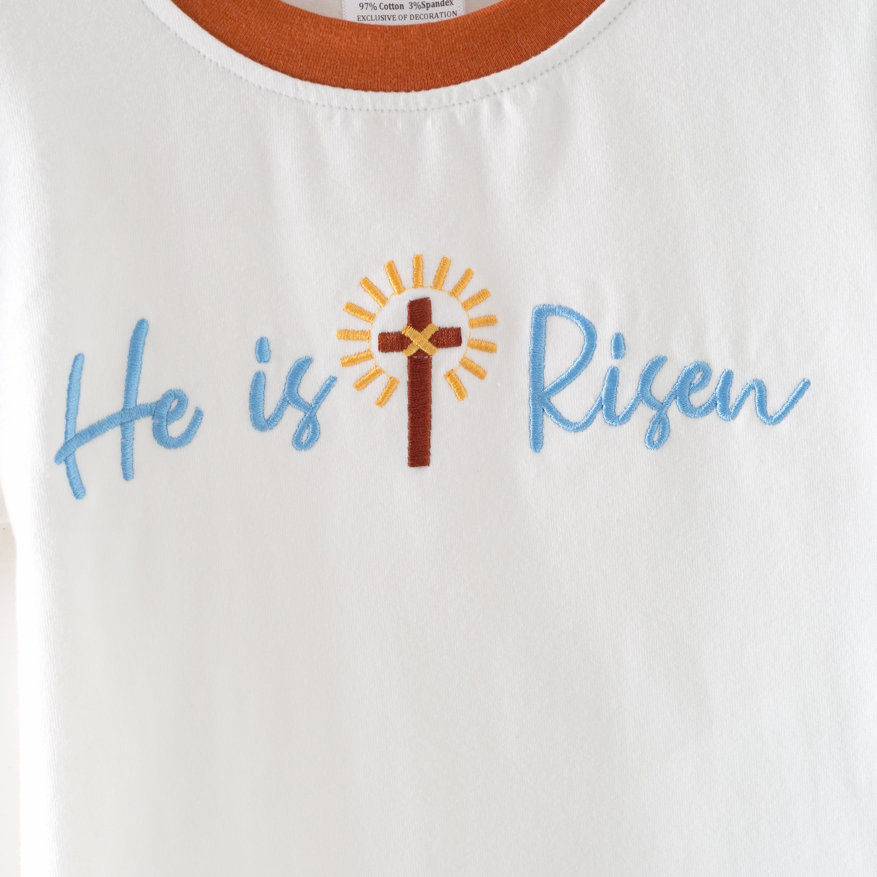 （In Stock）Siblings Easter Embroidery Dress,Set&Romper