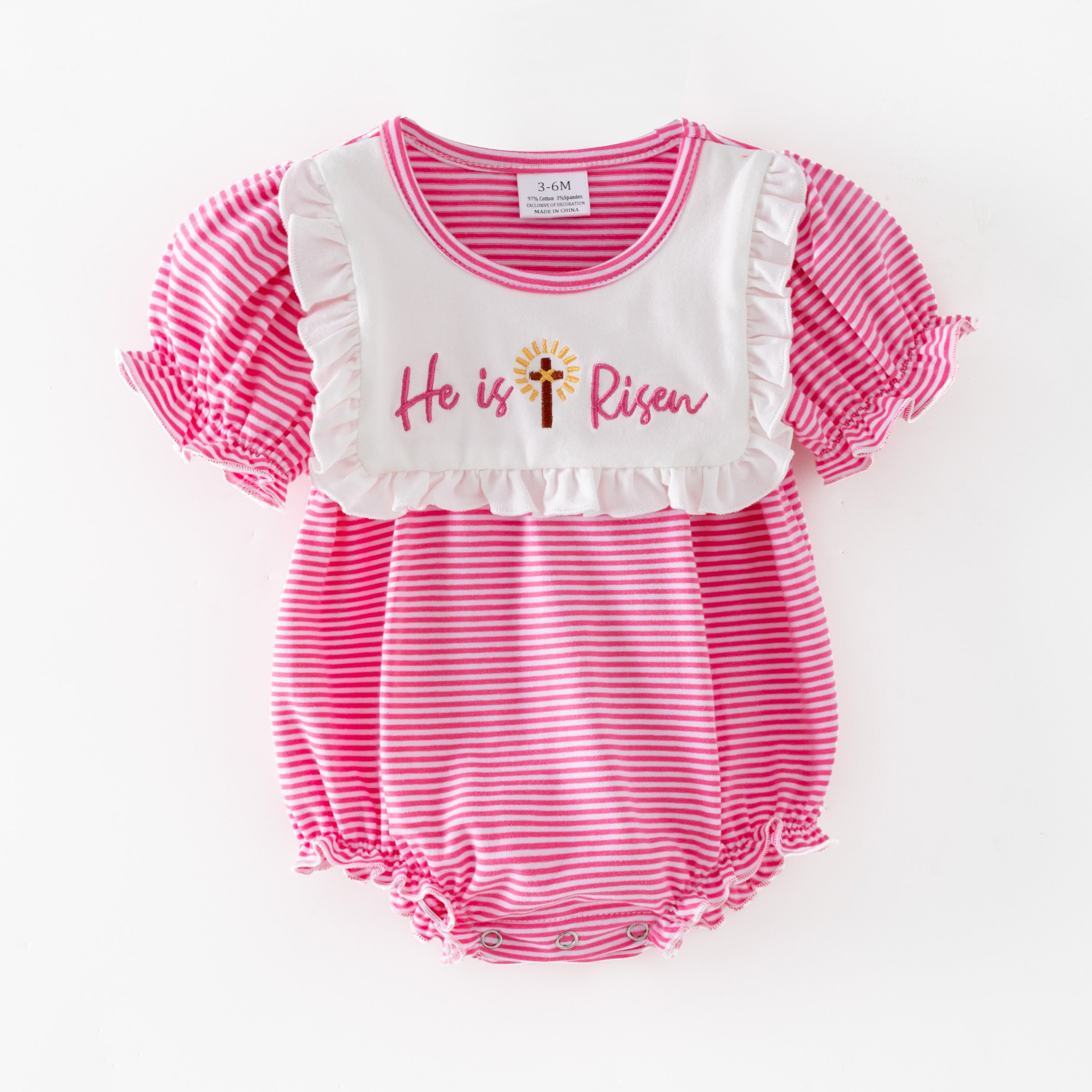 （In Stock）Siblings Easter Embroidery Dress,Set&Romper