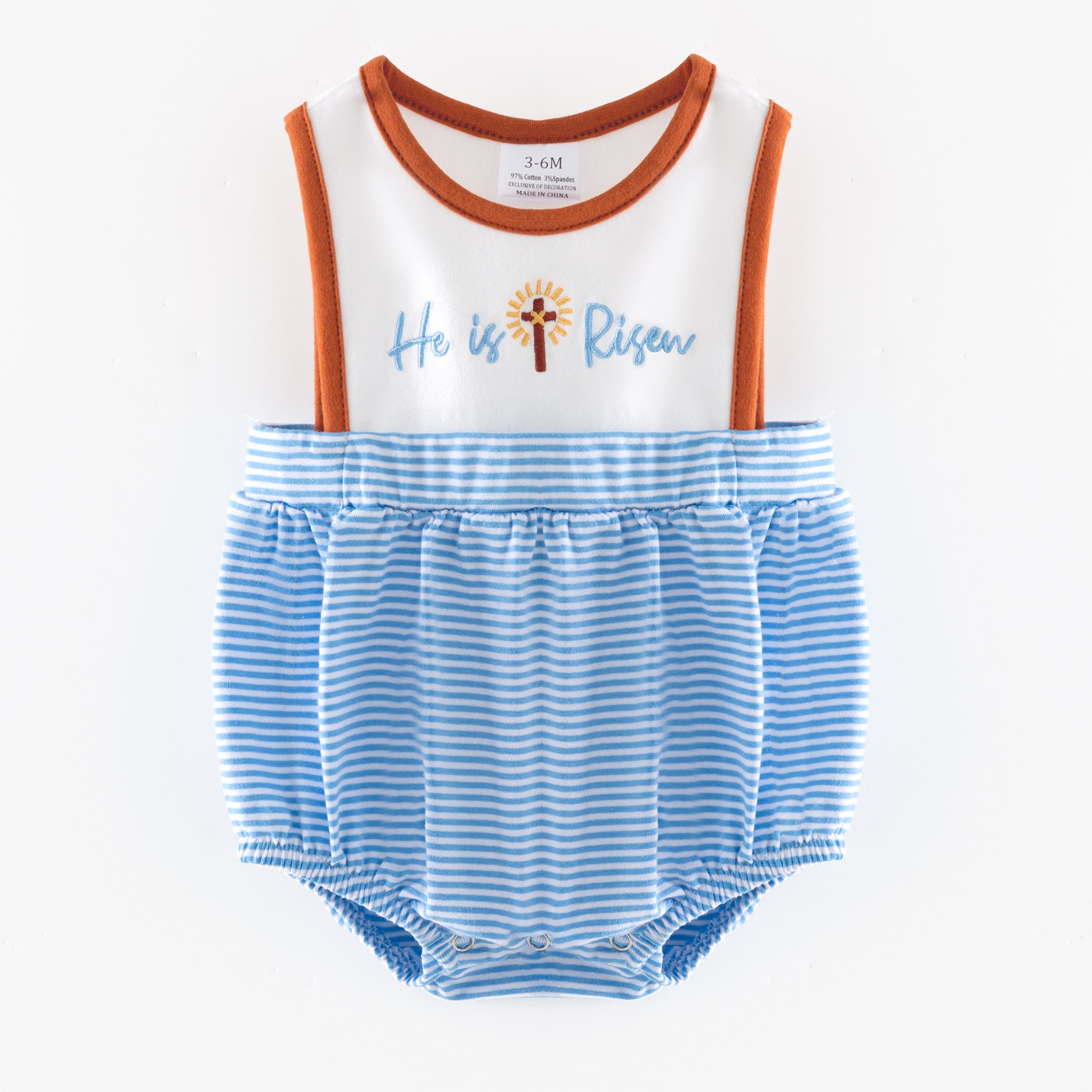 （In Stock）Siblings Easter Embroidery Dress,Set&Romper
