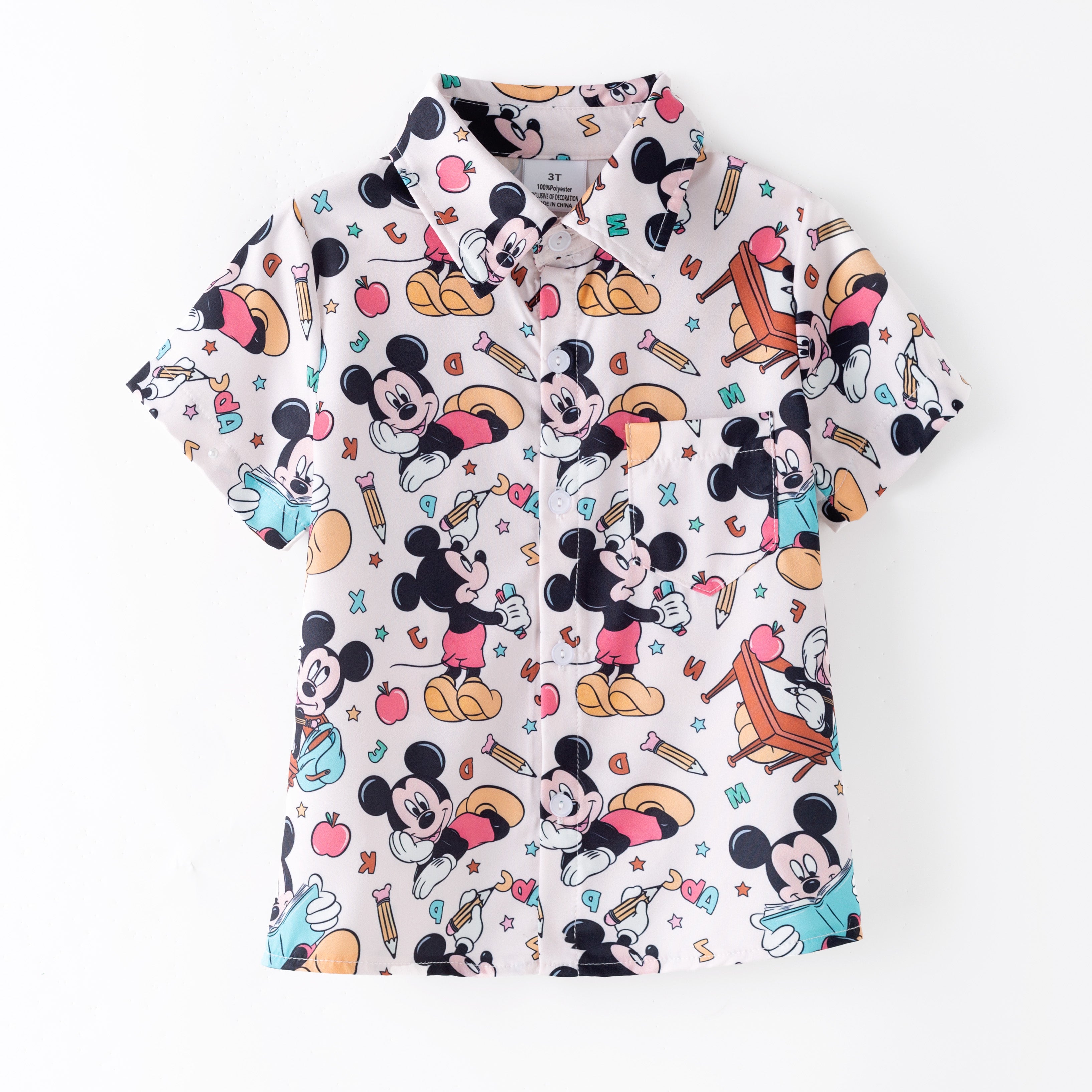 （Pre Order）Siblings Summer Back To School Print Dress,Set＆Top