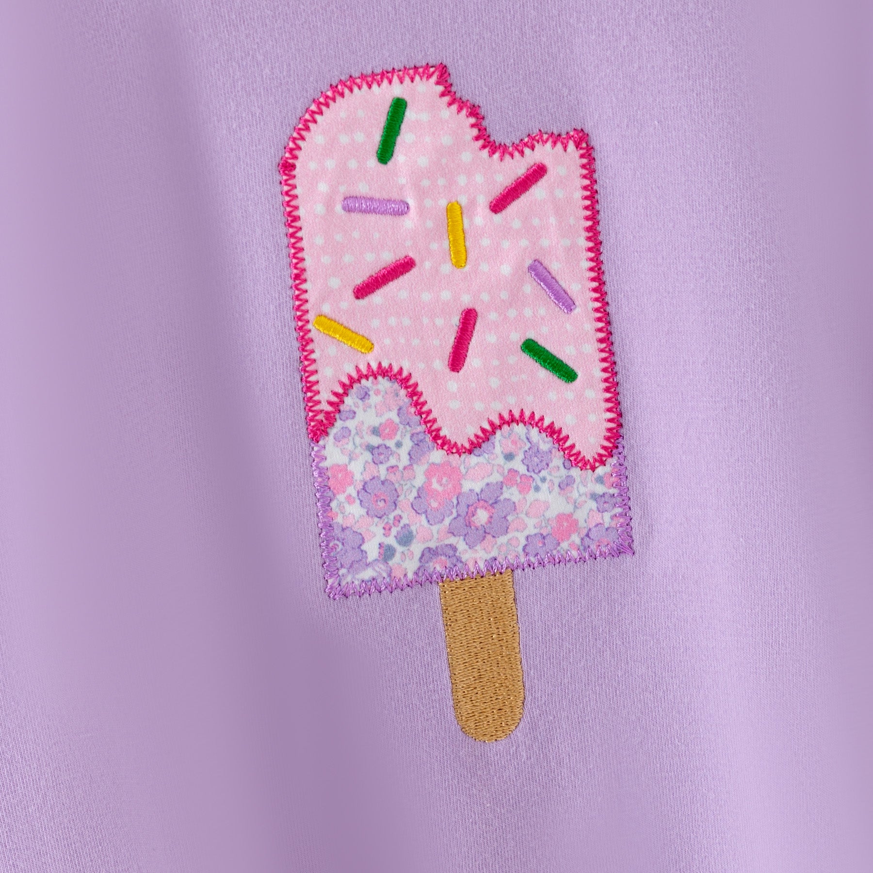 （In Stock）Sisters Spring&Summer Popsicle Applique Shorts Set&Romper