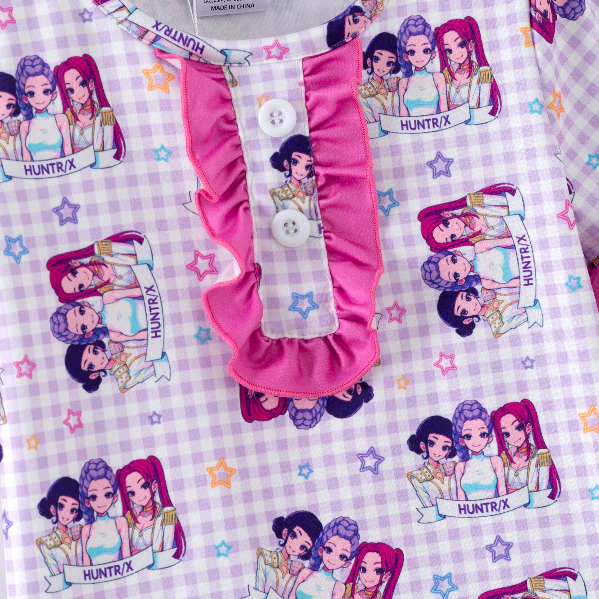 （Pre Order,Prepack Zone）Girls Movie Character Print Pajamas（Mix Size）