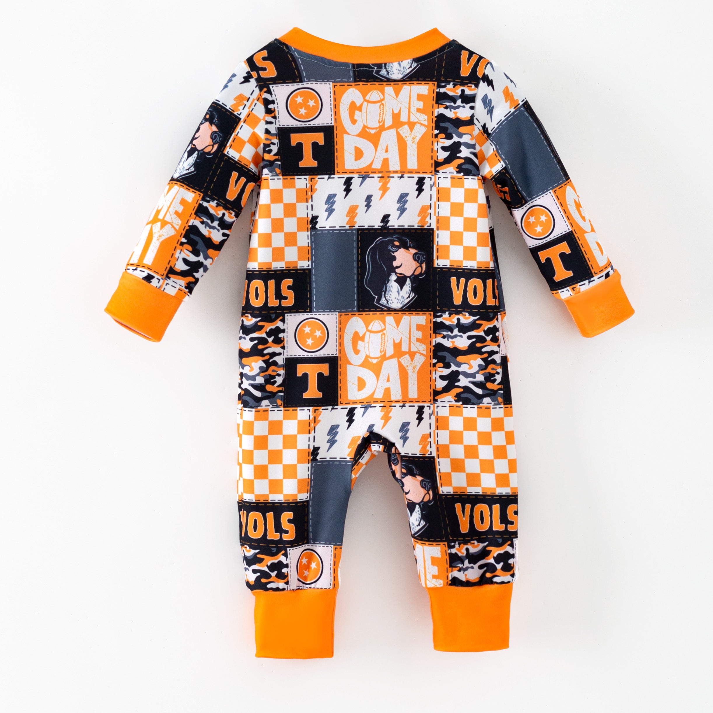 （Pre Order,Prepack Zone）Family Football Print Pajamas&Romper（Mix Size）