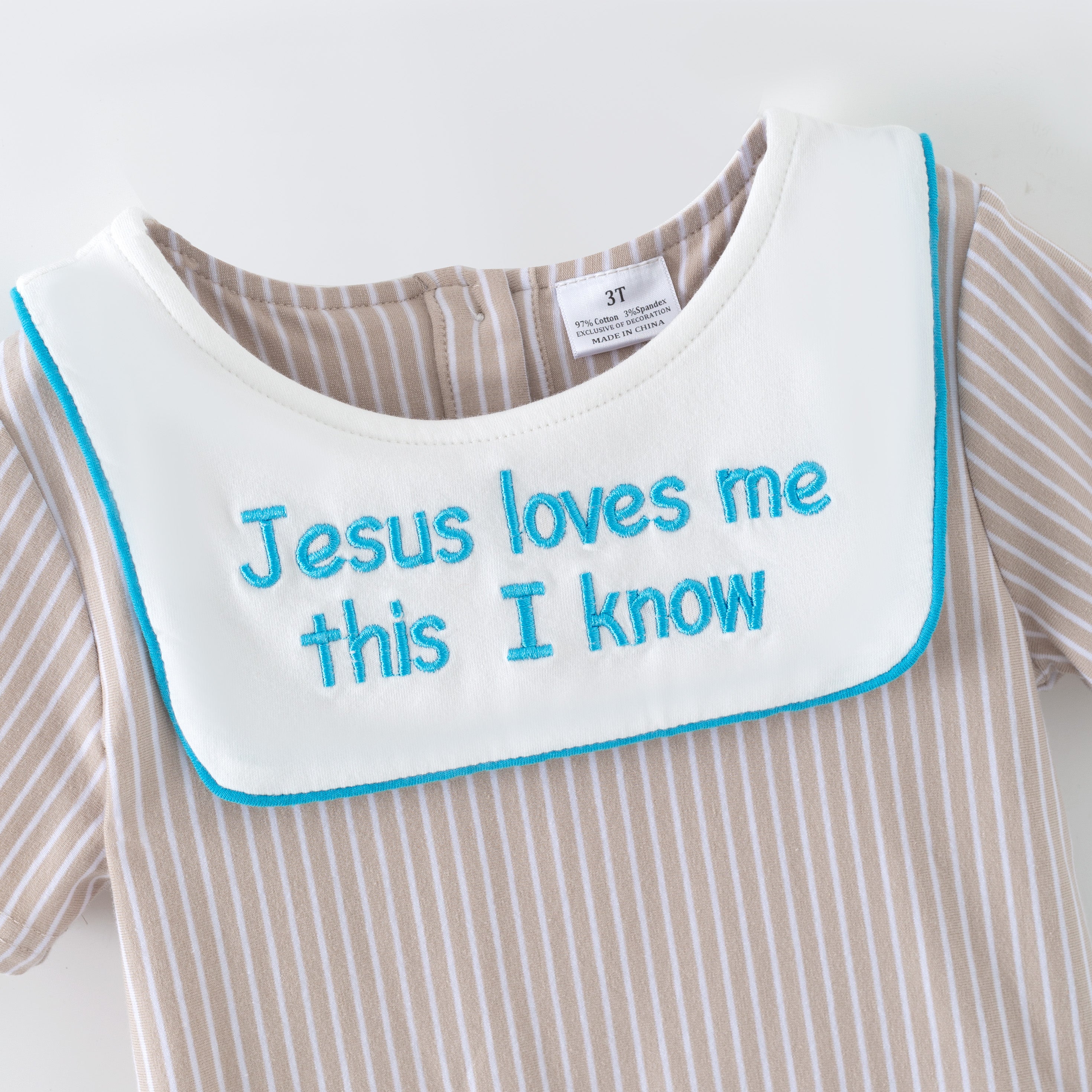 （In Stock）Siblings Easter Embroidery Cotton Shorts Set&Romper