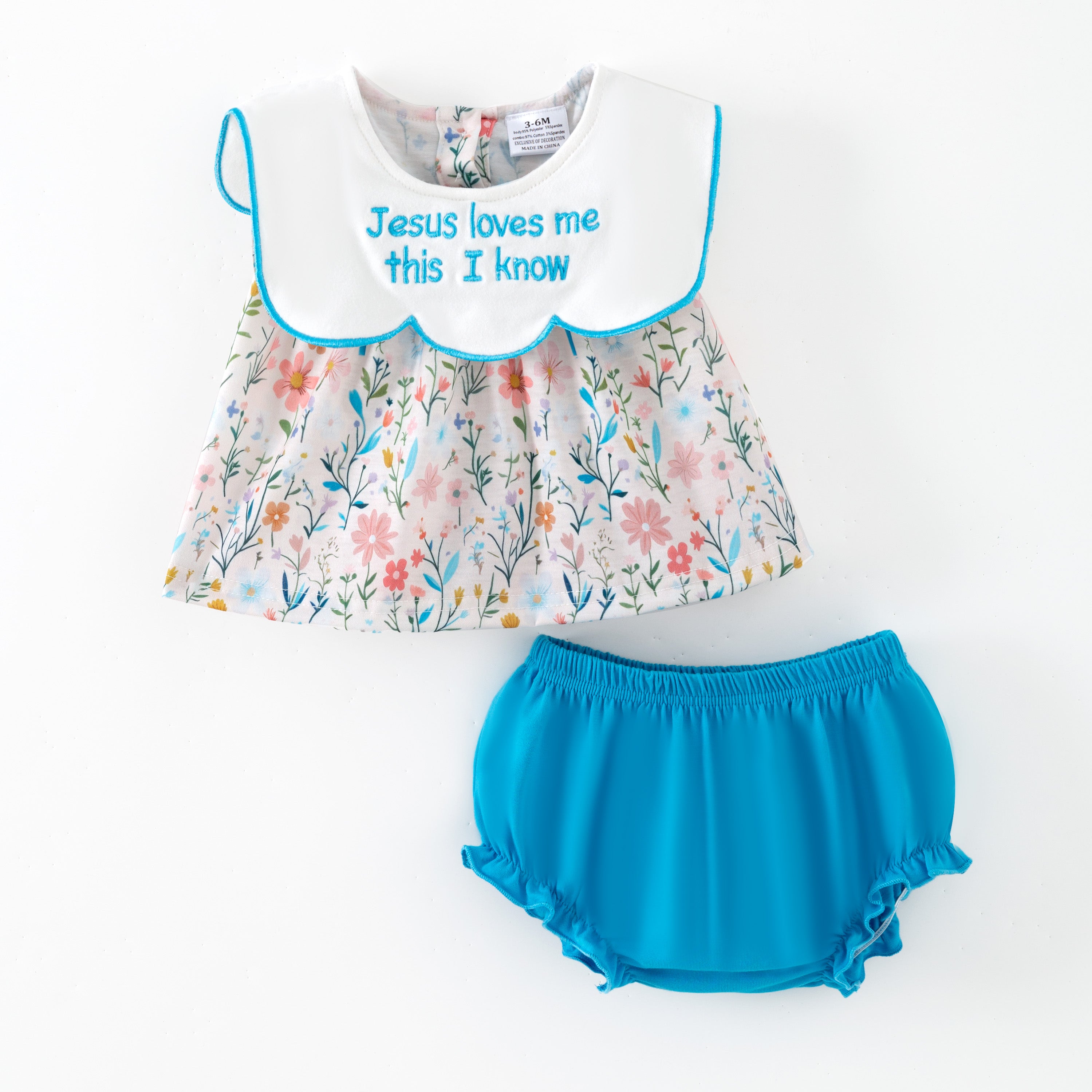 （In Stock）Siblings Easter Embroidery Cotton Shorts Set&Romper