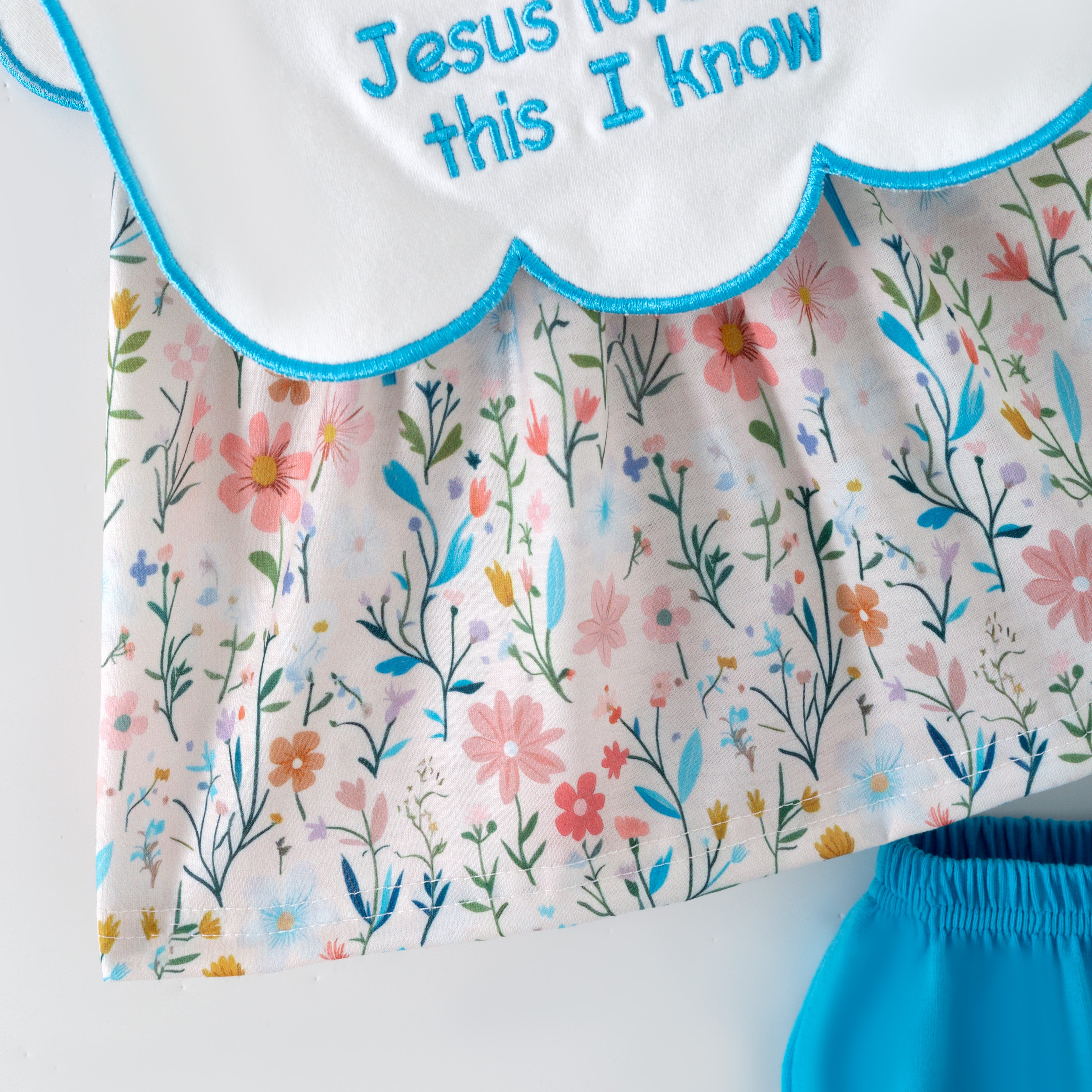 （In Stock）Siblings Easter Embroidery Cotton Shorts Set&Romper