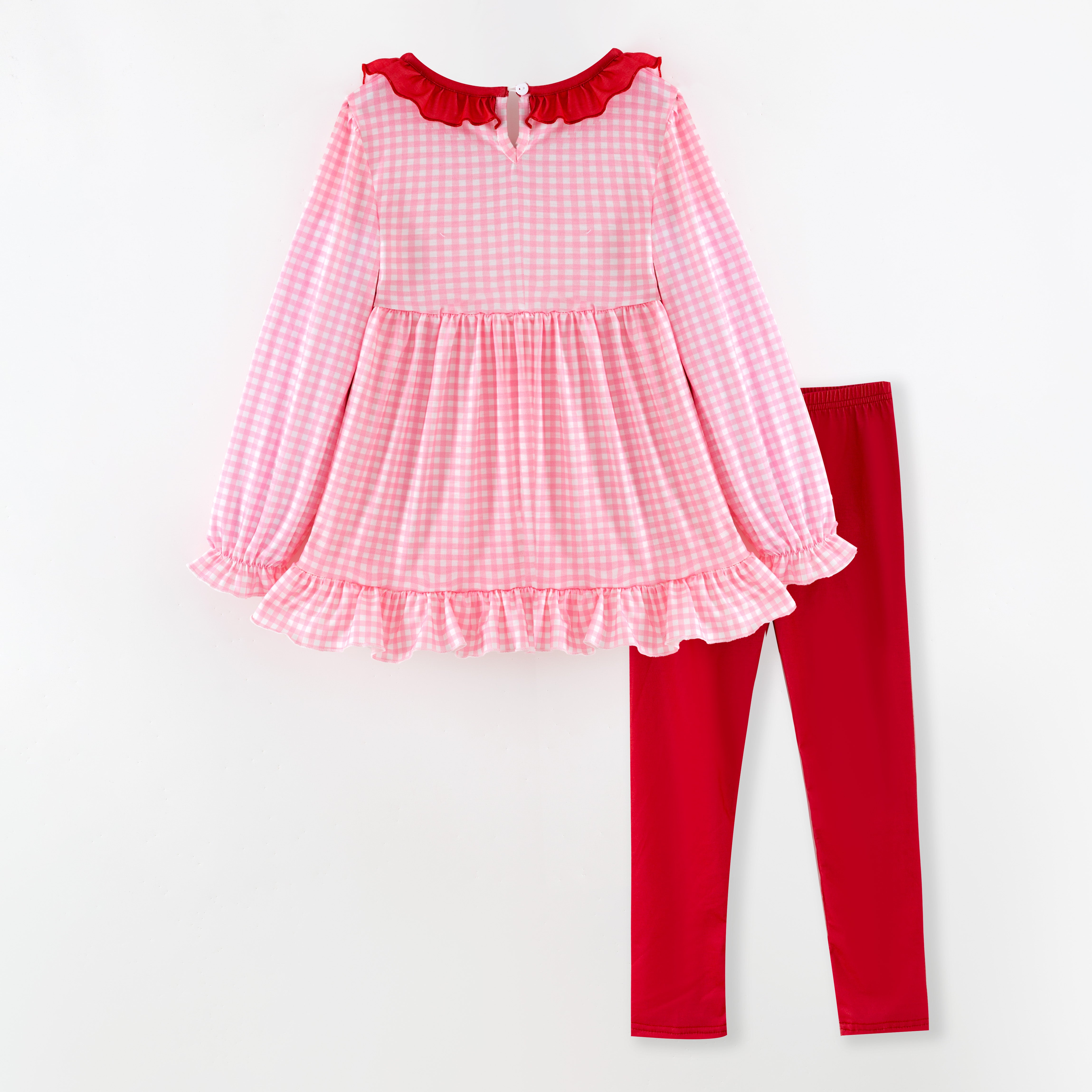 （Pre Order,Prepack Zone）Family Valentine's Day Embroidery Set&Romper（Mix Size）