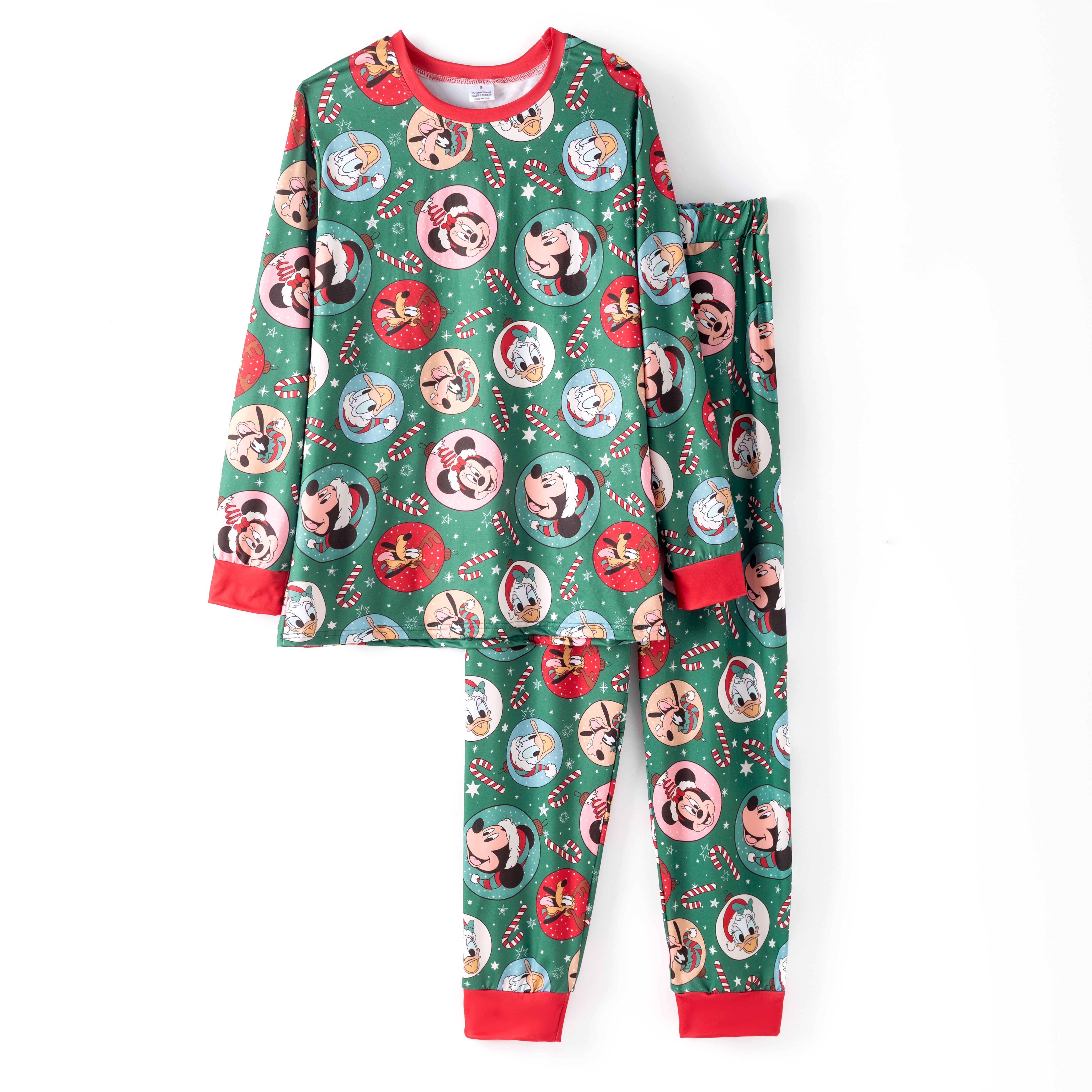 （Pre Order）Adults Unisex Christmas Cartoon Print Pajamas