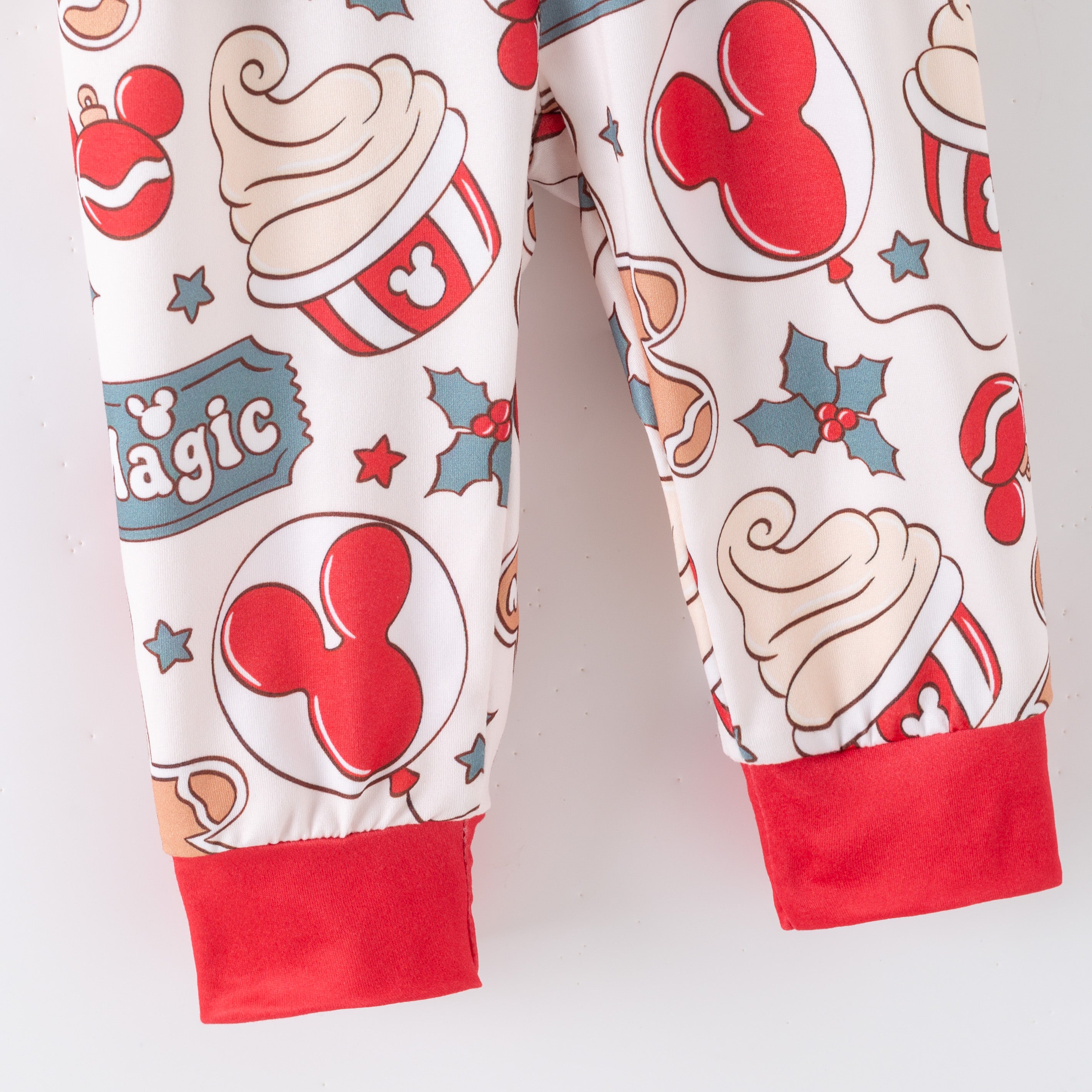 （Pre Order）Family Christmas Gingerbread Print Dress,Set＆Top