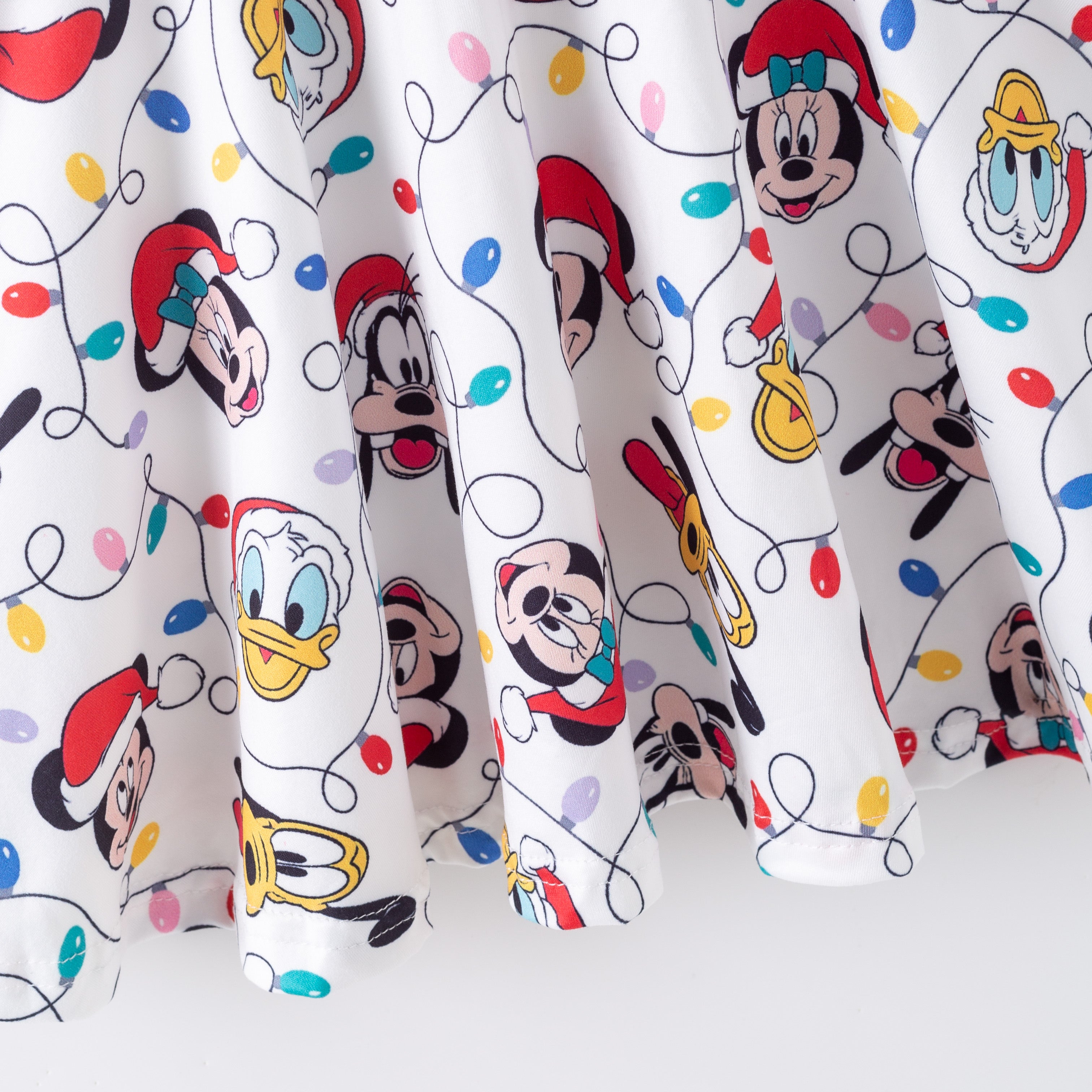 （Pre Order,Prepack Zone）Girls Christmas Cartoon Print Dress&Pajamas