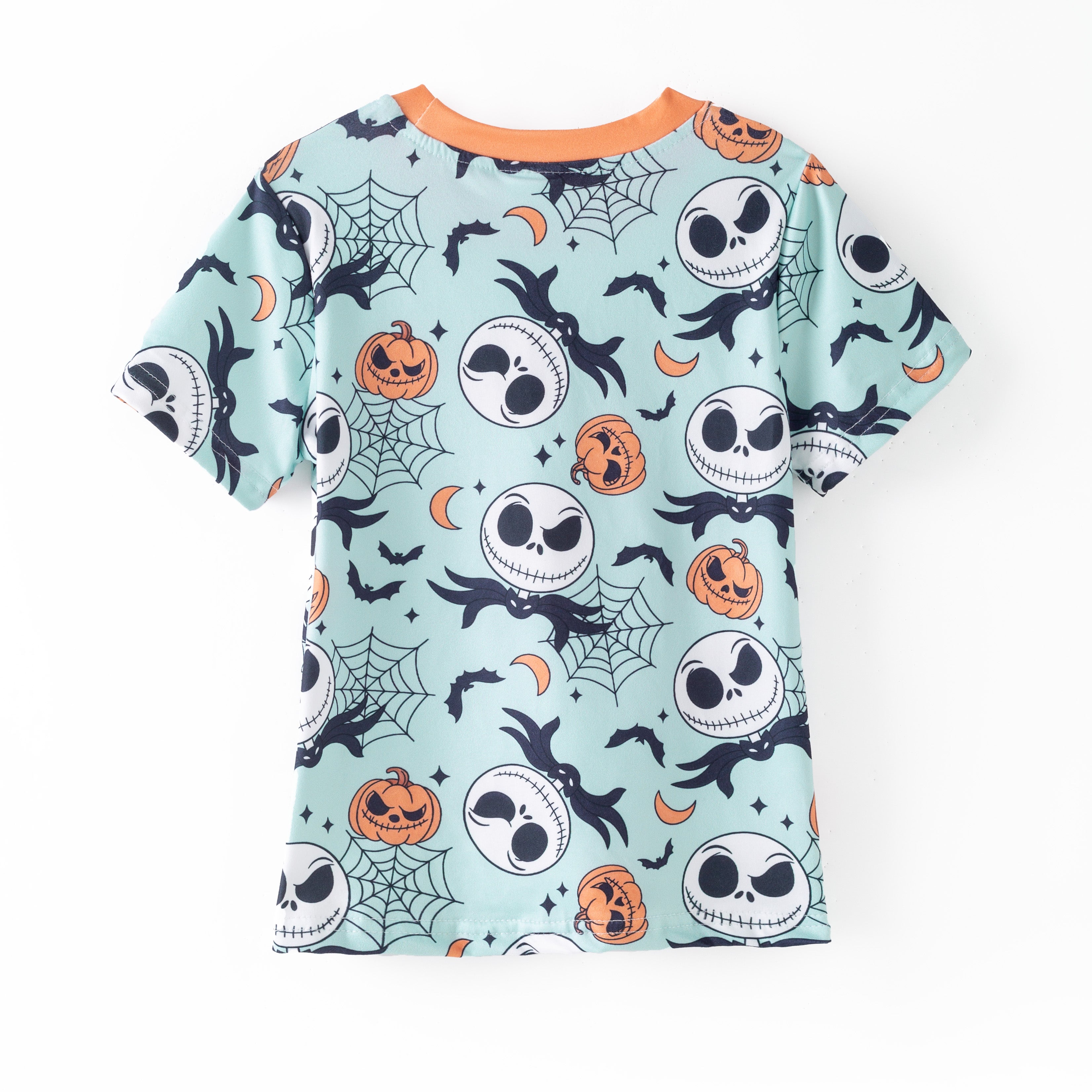 （Pre Order）Boys Halloween Pumpkin Print Top