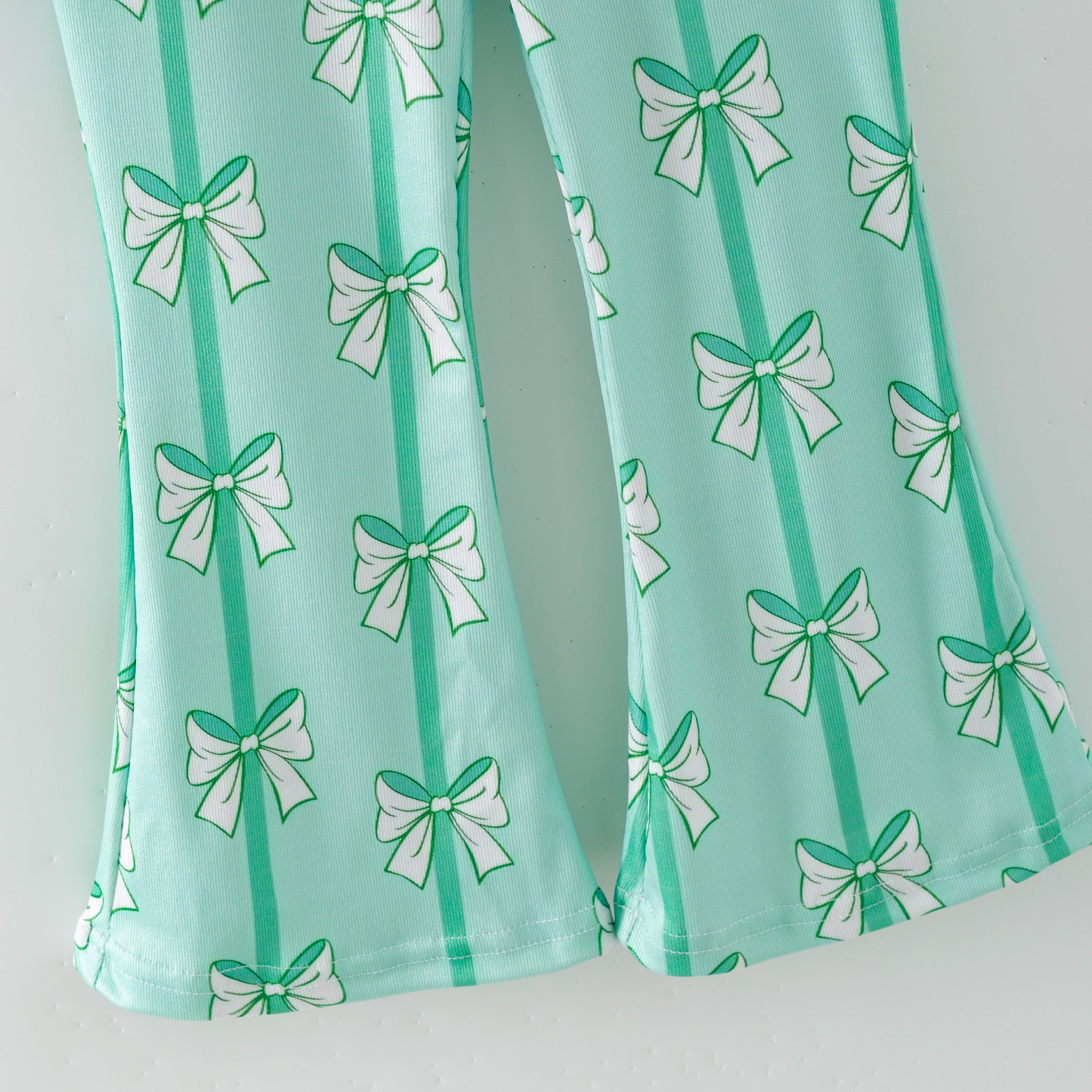 （Pre Order,Prepack Zone）Girls St. Patrick's Day Shamrock Print Dress&Set（Mix Size）