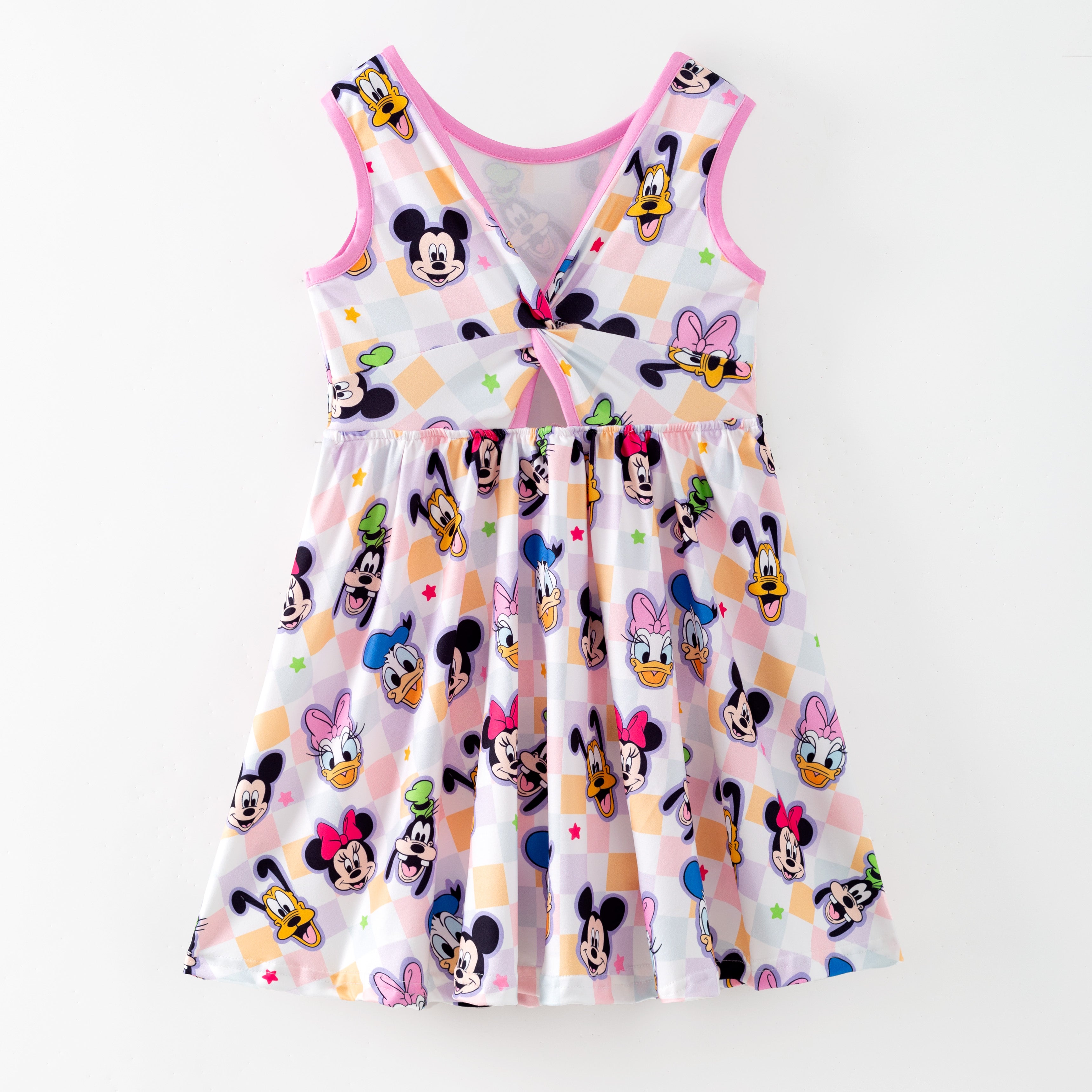 （Pre Order,Prepack Zone）Girls Spring&Summer Cartoon Print Skort Dress（Mix Size）