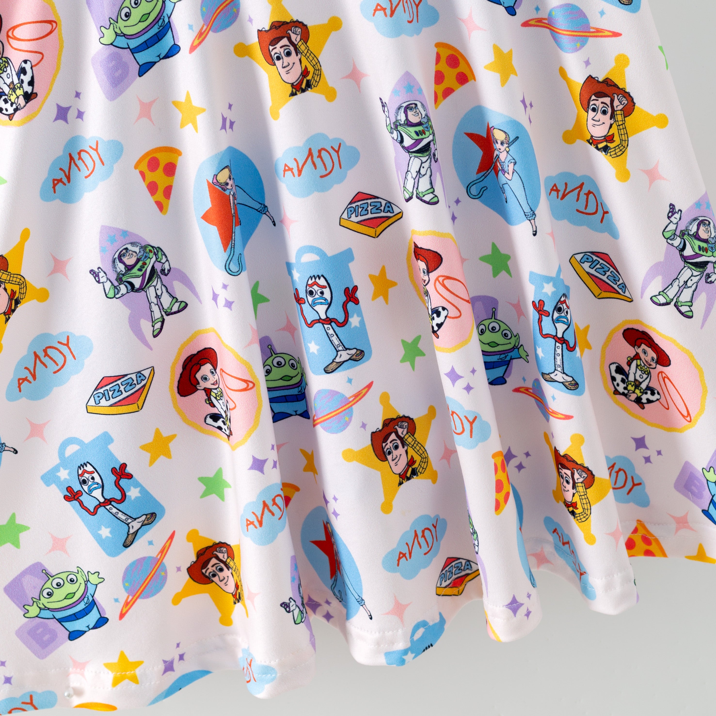 （Pre Order,Prepack Zone）Girls Spring&Summer Cartoon Print Skort Dress（Mix Size）