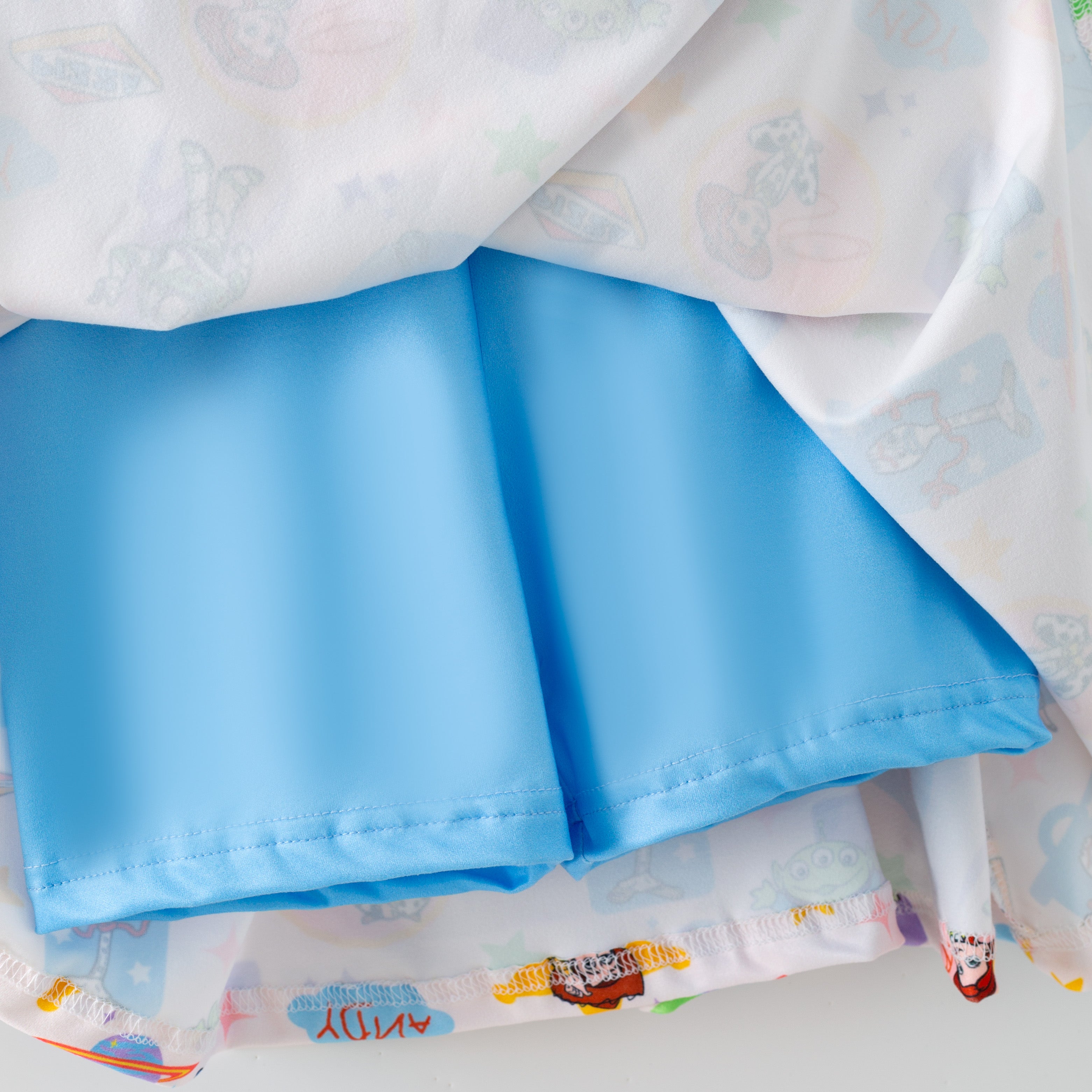 （Pre Order,Prepack Zone）Girls Spring&Summer Cartoon Print Skort Dress（Mix Size）