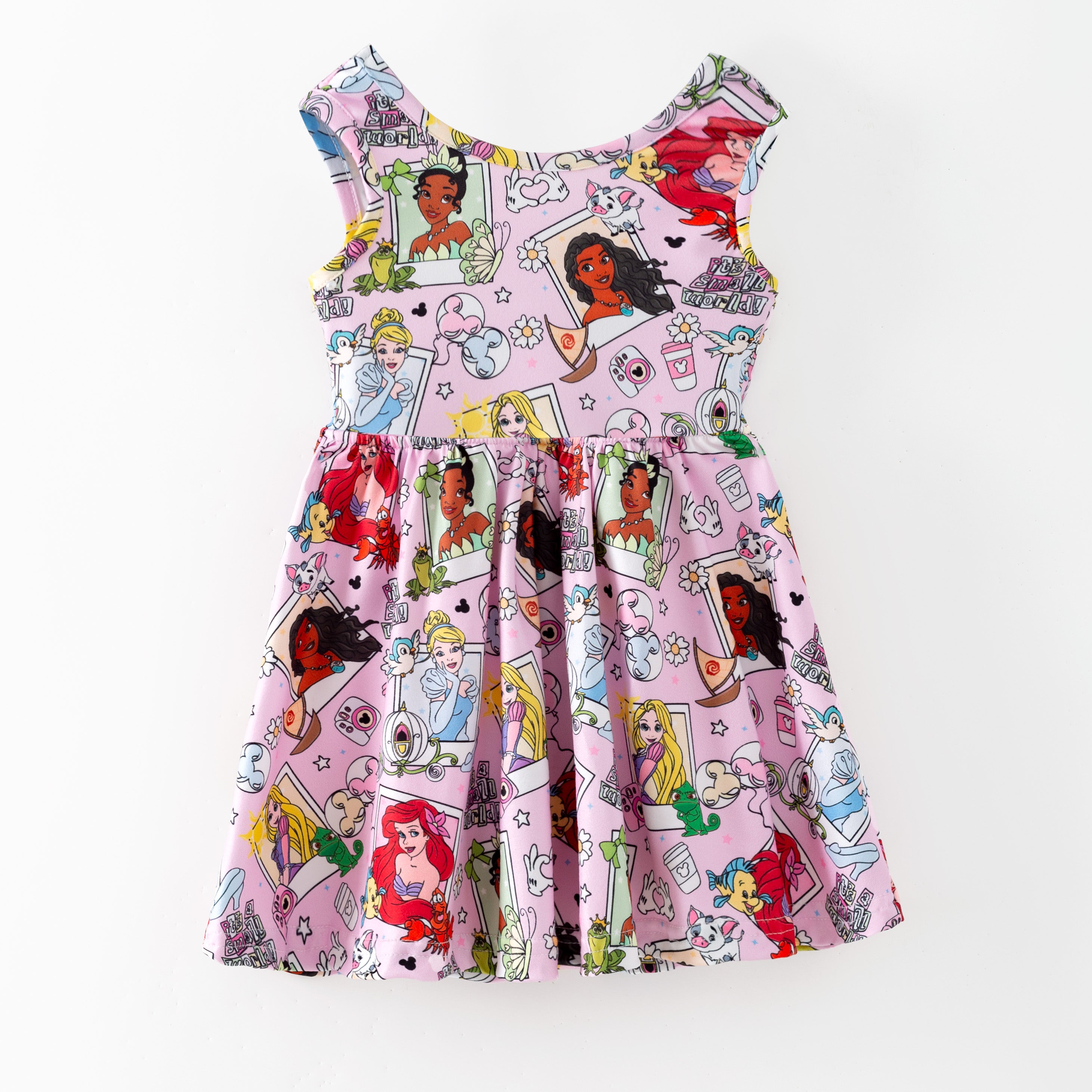 （Pre Order,Prepack Zone）Girls Spring&Summer Cartoon Print Skort Dress（Mix Size）