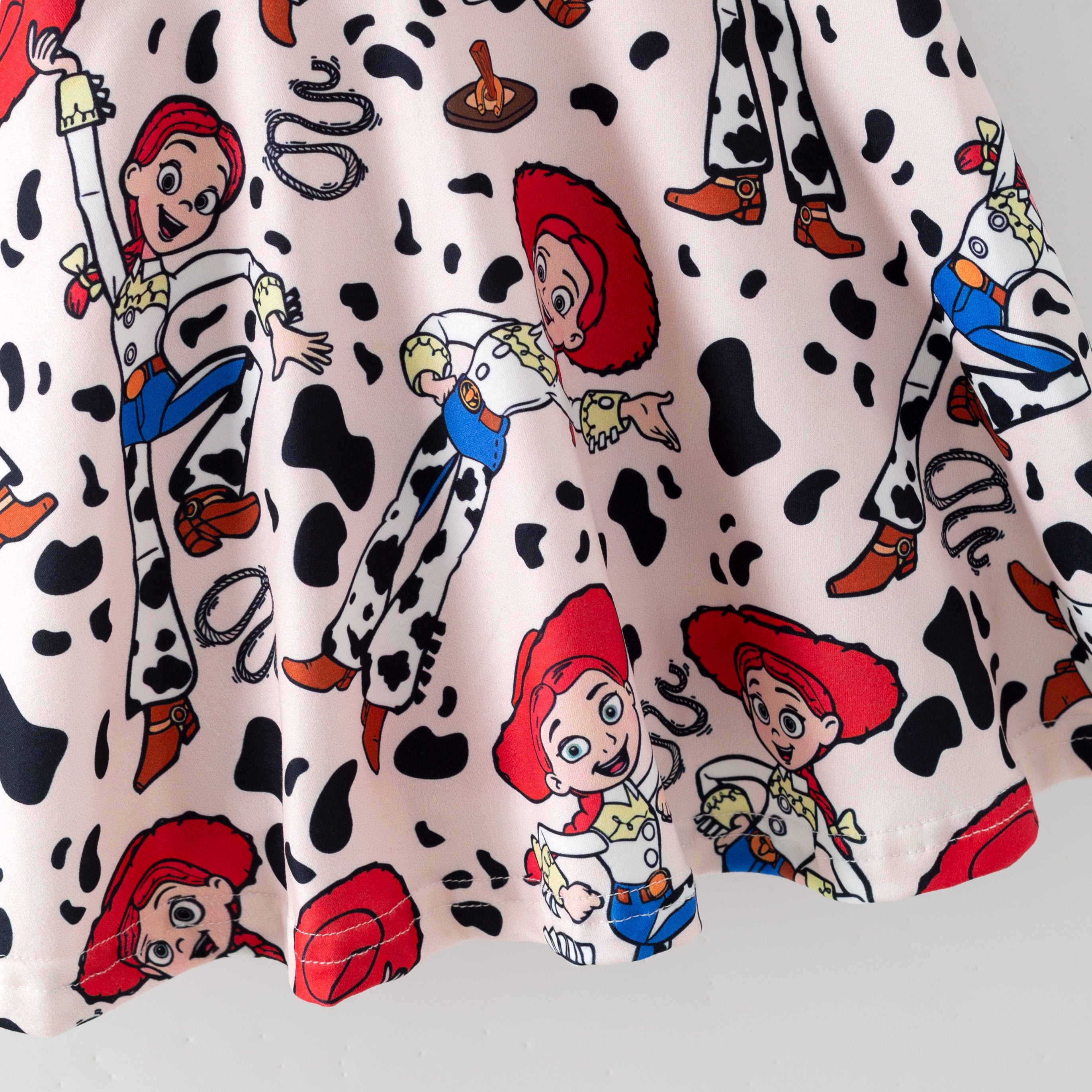 （Pre Order,Prepack Zone）Girls Spring&Summer Cartoon Print Skort Dress（Mix Size）