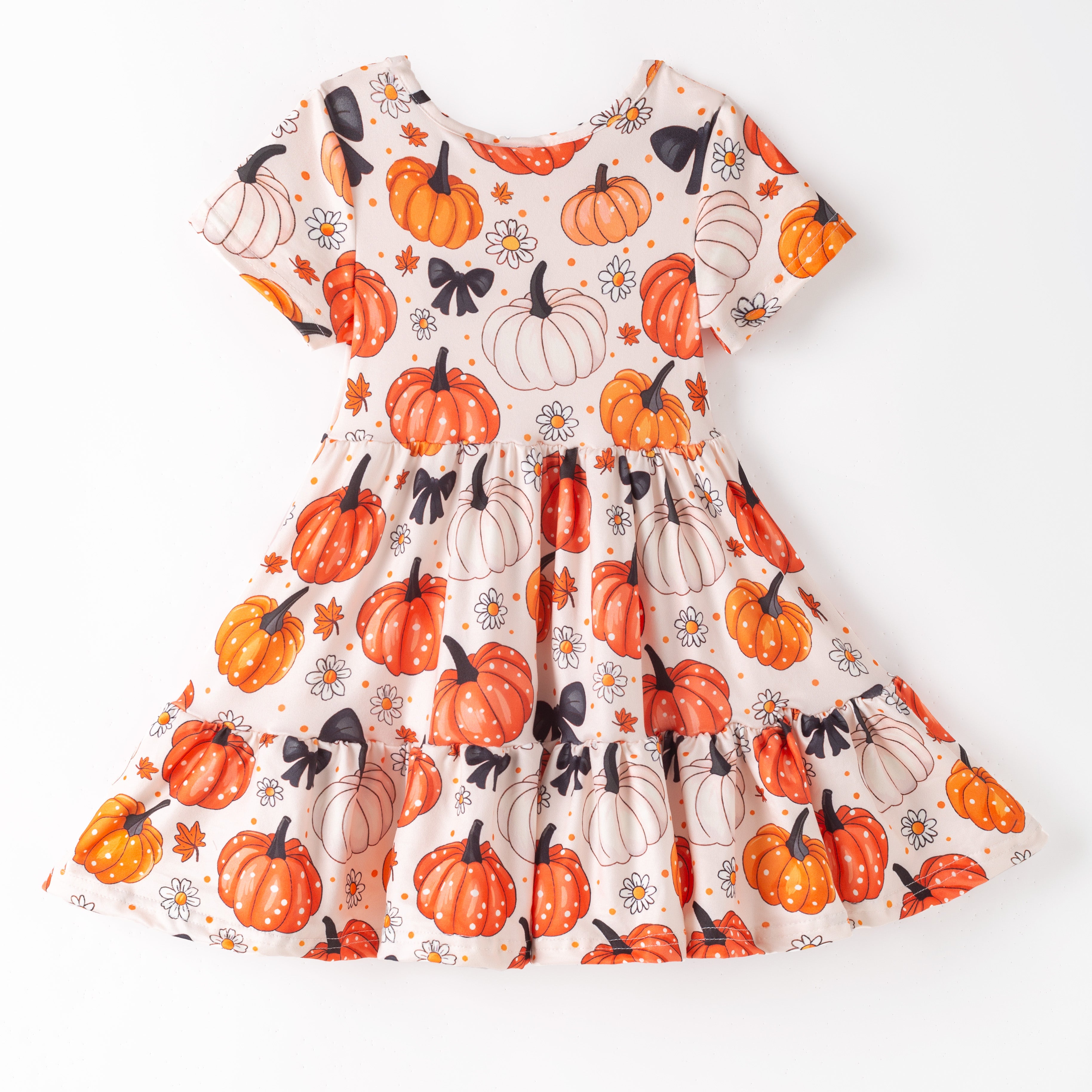 （Pre Order）Family Halloween Cartoon Print Dress,Set,Pajamas＆Romper