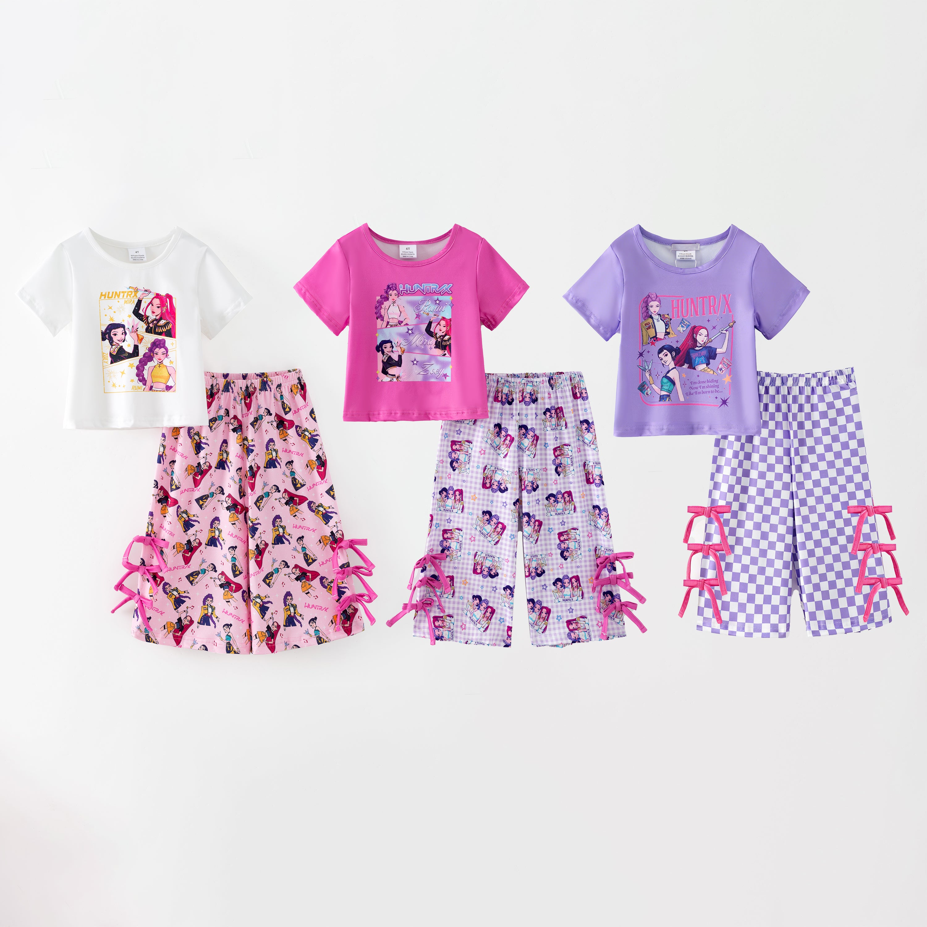 （Pre Order,Prepack Zone）Girls Movie Character Print Set（Mix Size）