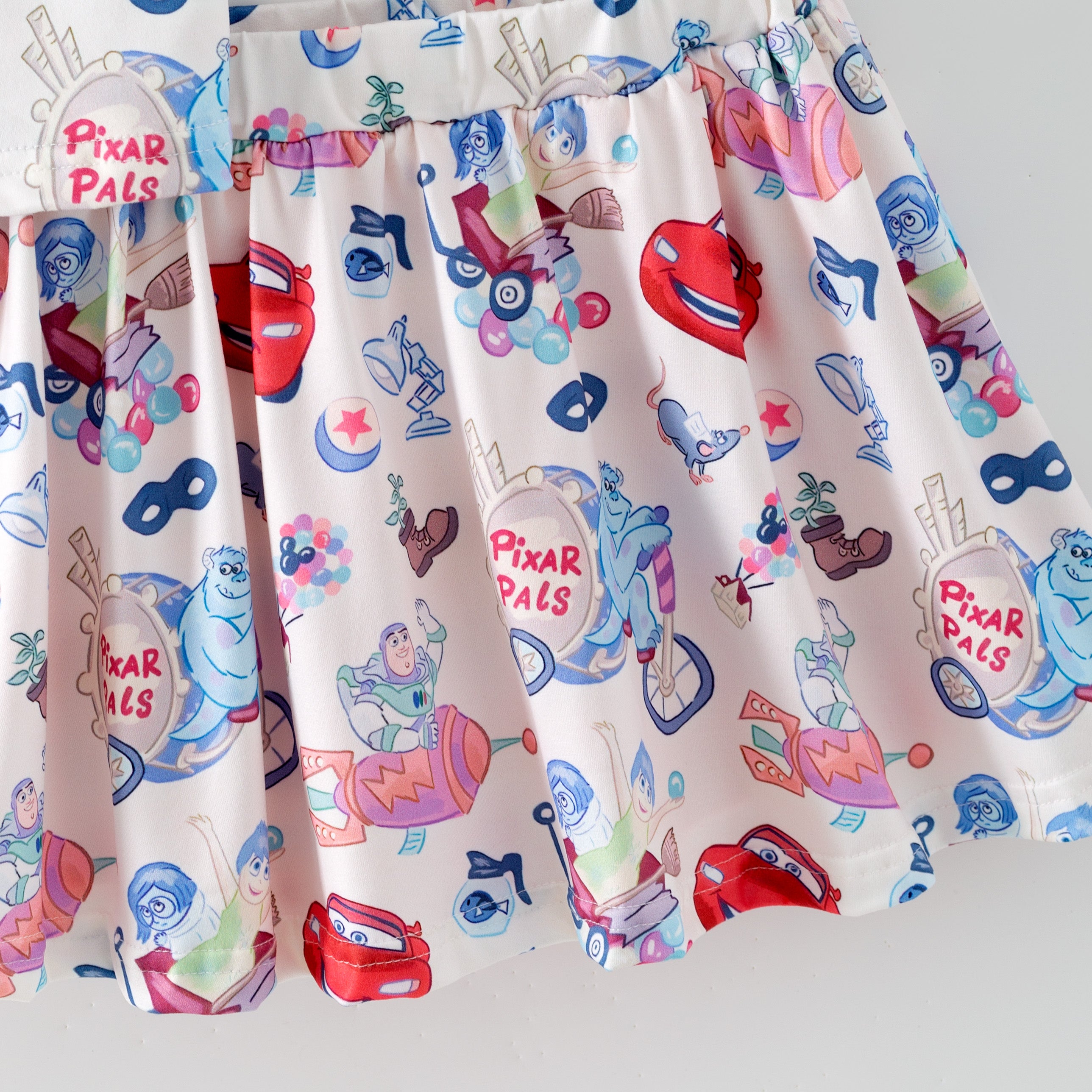 （Pre Order,Prepack Zone）Girls Cartoon Print Short Top Skort Set（Mix Size）