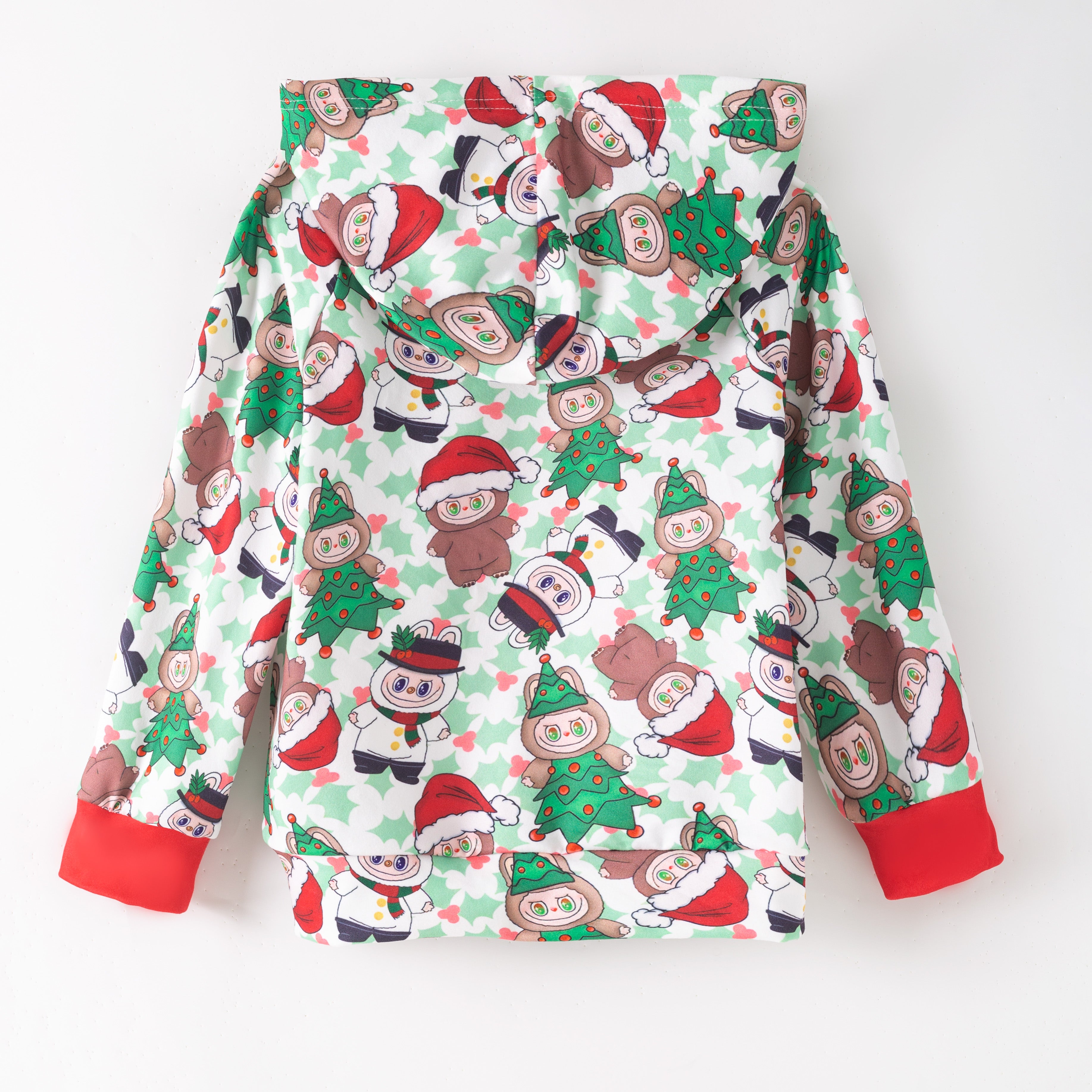 （Pre Order,Prepack Zone）Girls Cartoon LBB Print Hoodie