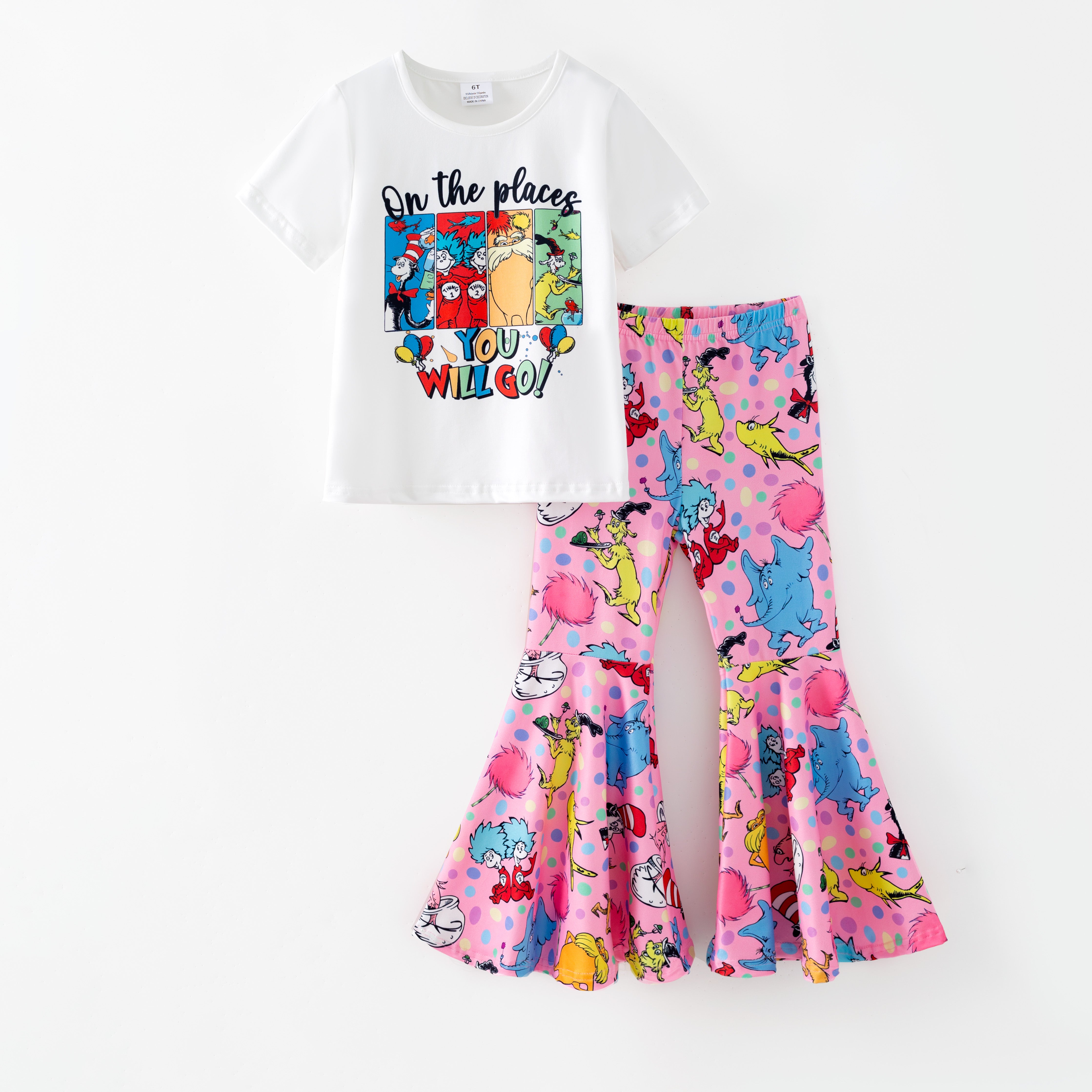 （Pre Order,Prepack Zone）Girls DR SEUSS Print Outfit Set&Dress（Mix Size）