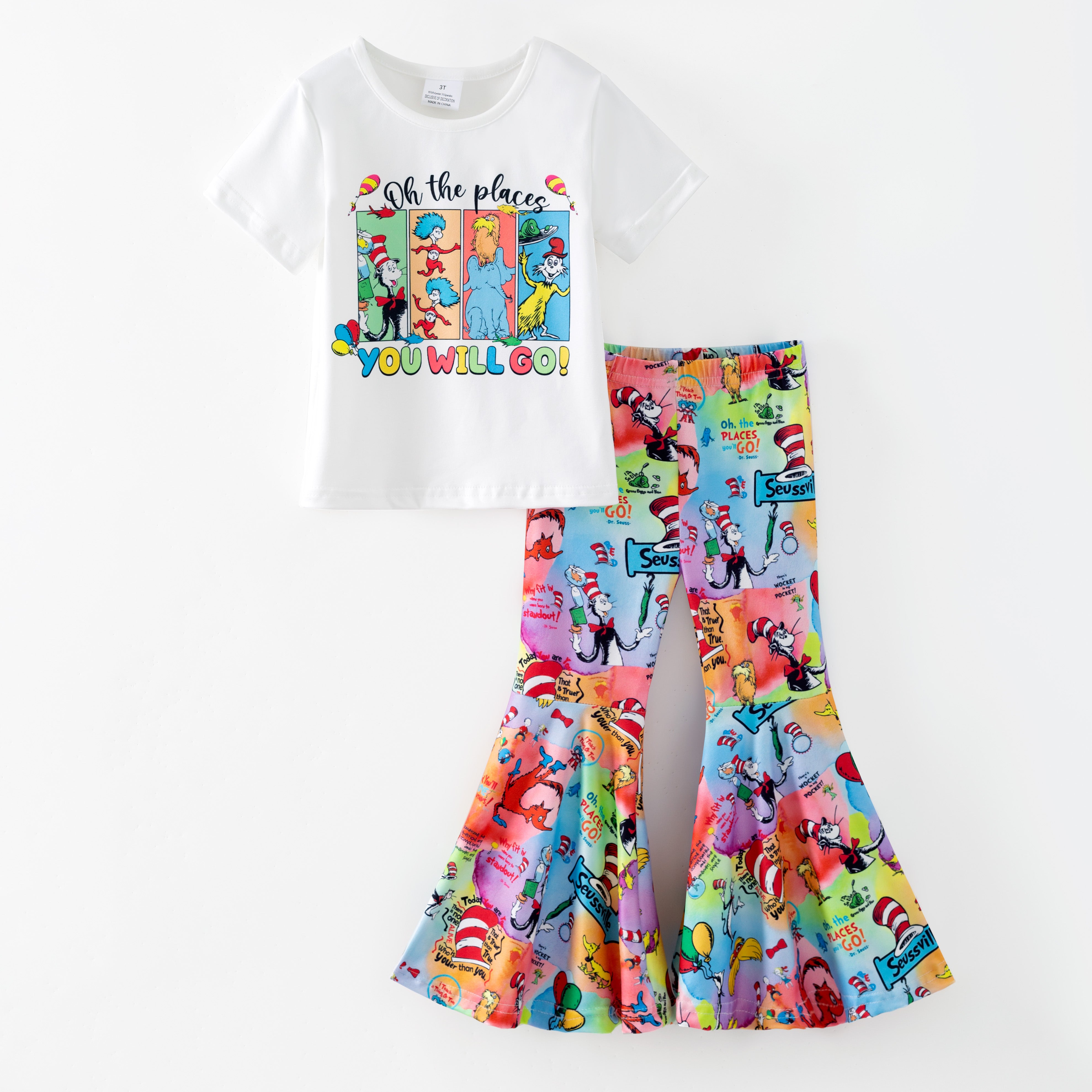 （Pre Order,Prepack Zone）Girls DR SEUSS Print Outfit Set&Dress（Mix Size）