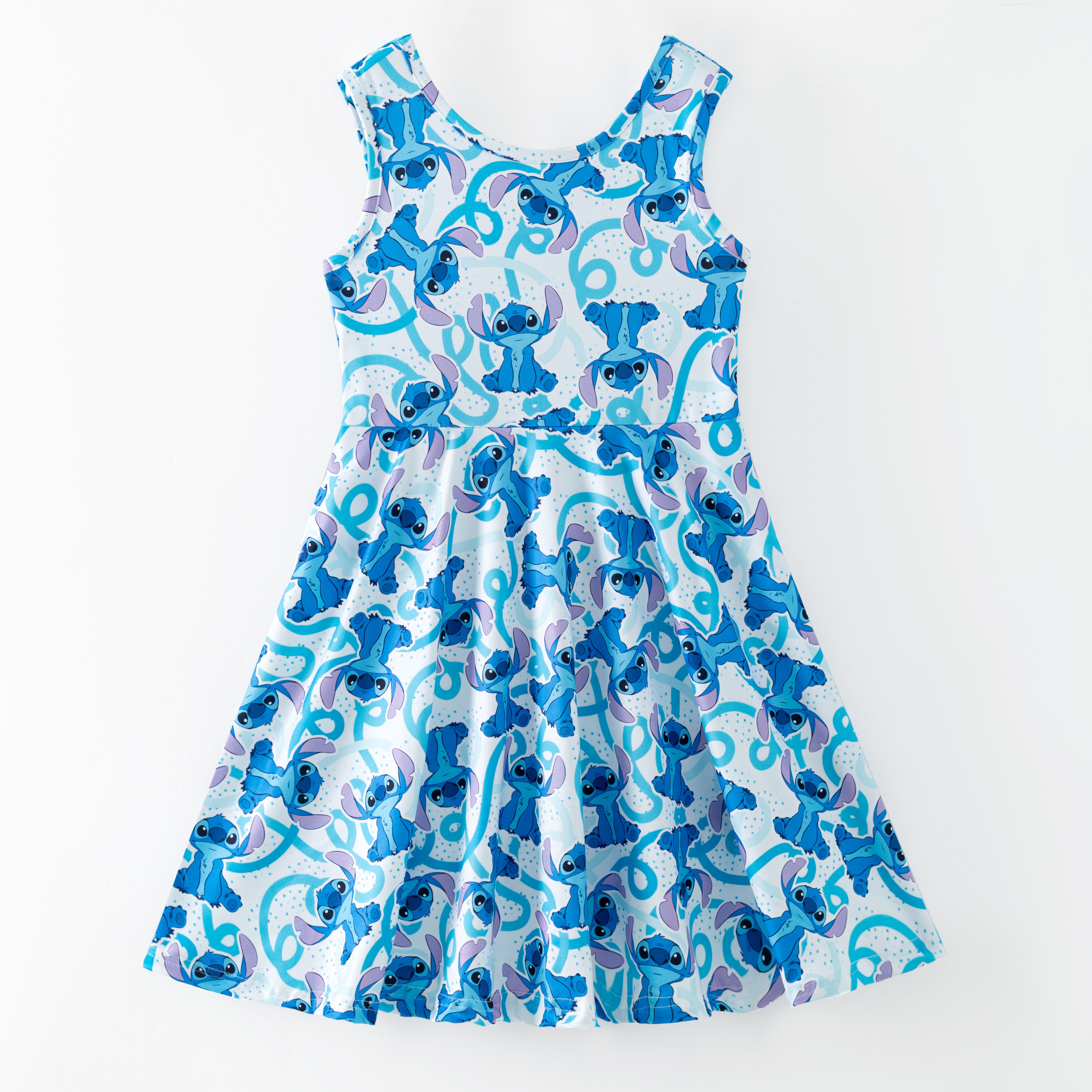 （Pre Order,Prepack Zone）Girls Cartoon Print Skort Dress（Mix Size）