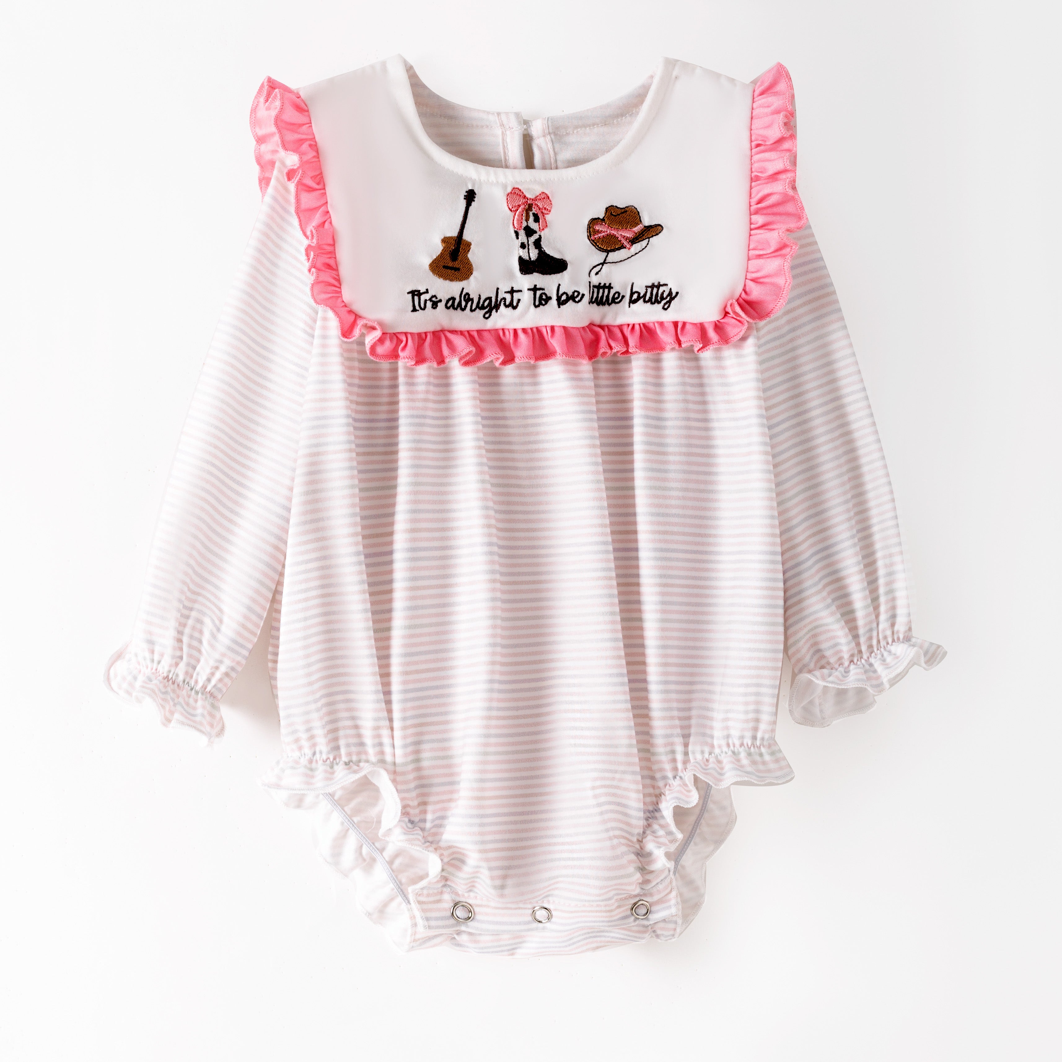 （Pre Order,Prepack Zone）Family Cowgirl Embroidery Set&Romper（Mix Size）