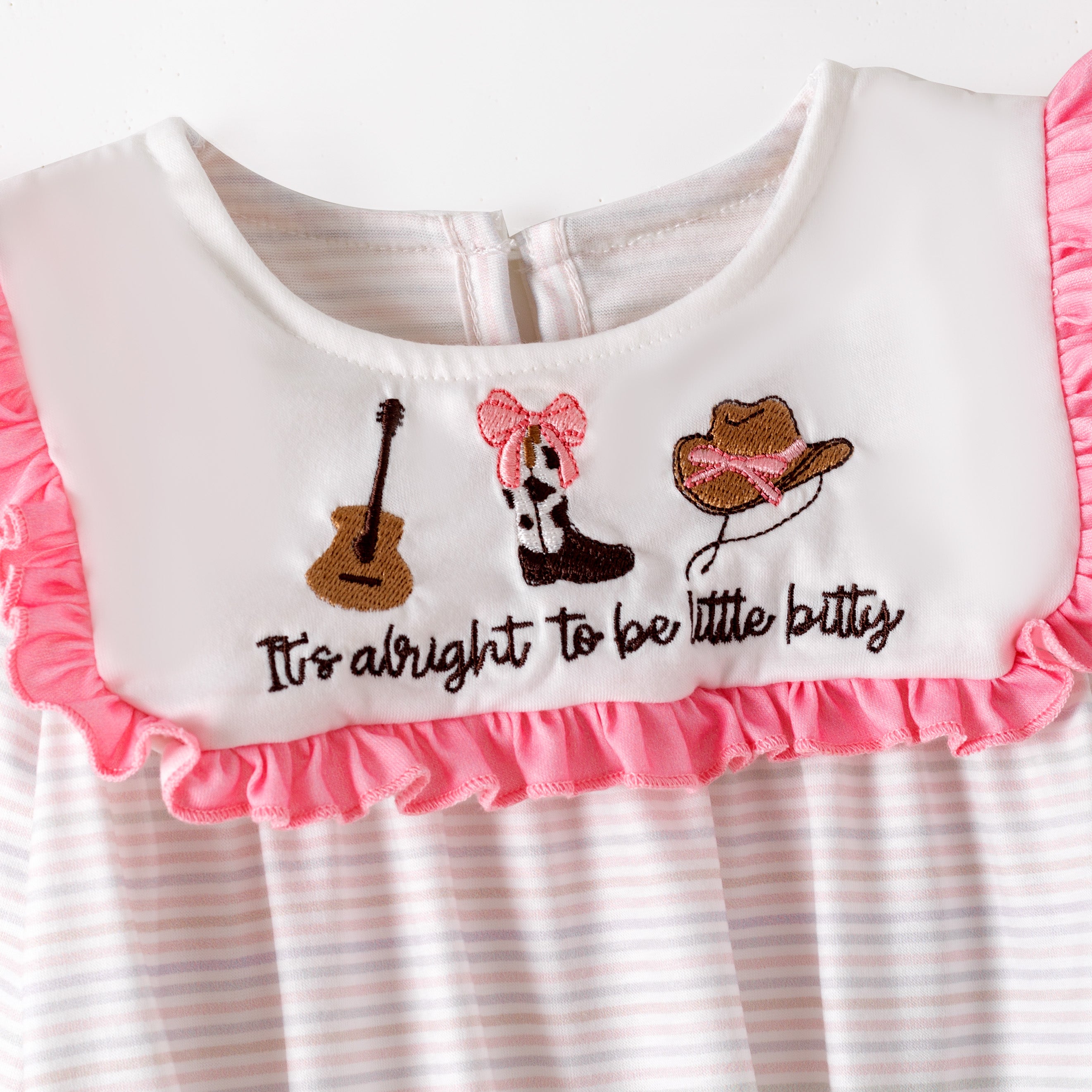 （Pre Order,Prepack Zone）Family Cowgirl Embroidery Set&Romper（Mix Size）