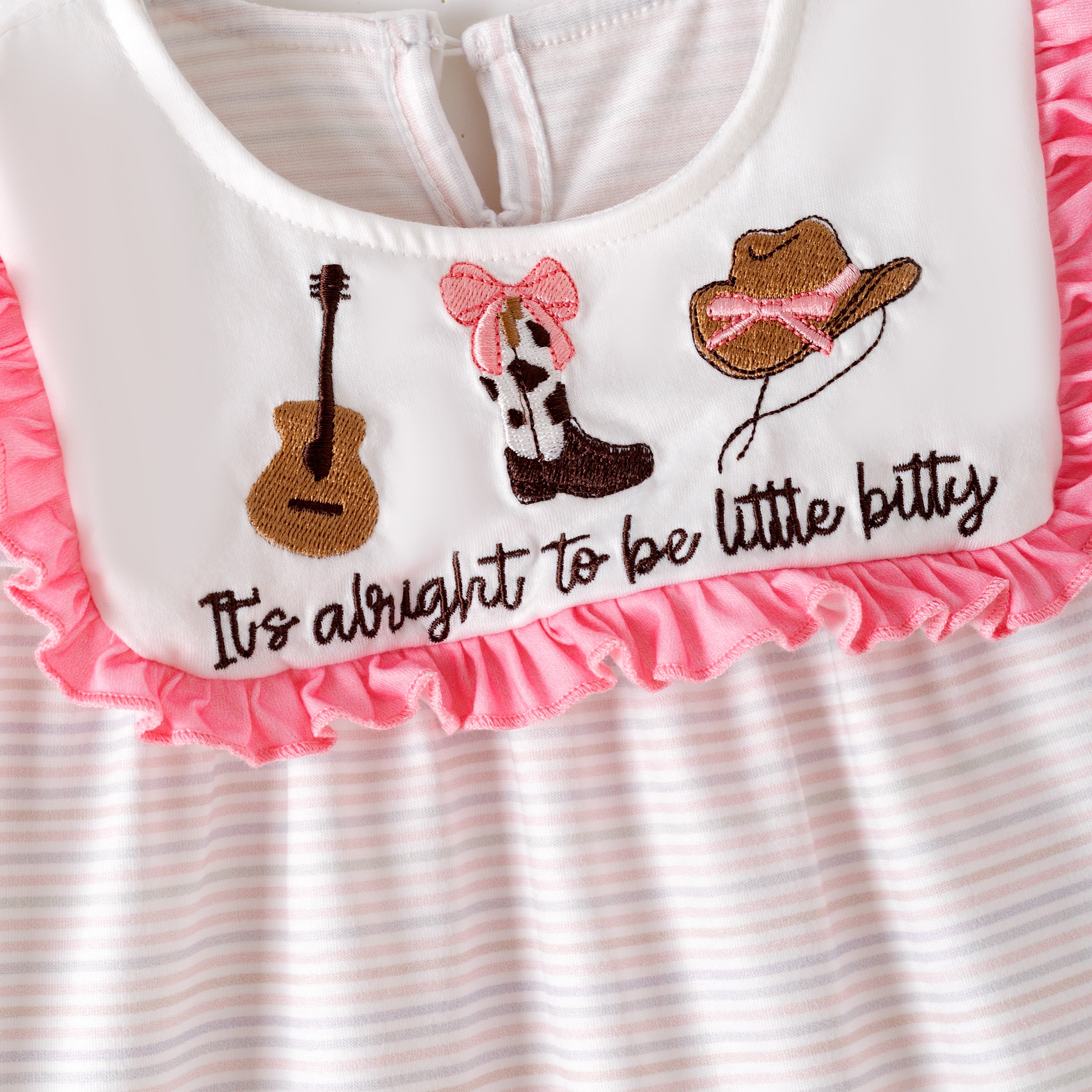 （Pre Order,Prepack Zone）Family Cowgirl Embroidery Set&Romper（Mix Size）