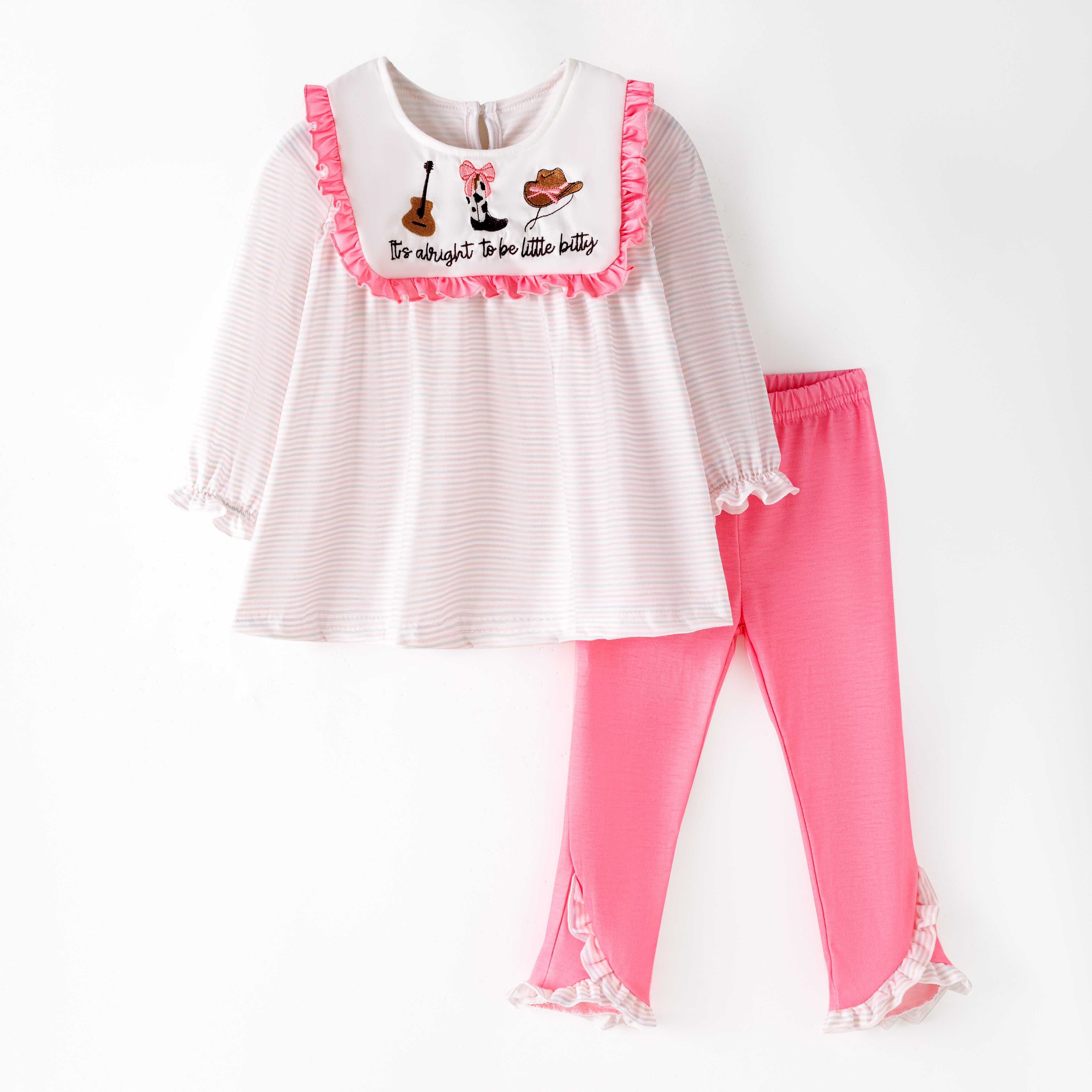 （Pre Order,Prepack Zone）Family Cowgirl Embroidery Set&Romper（Mix Size）