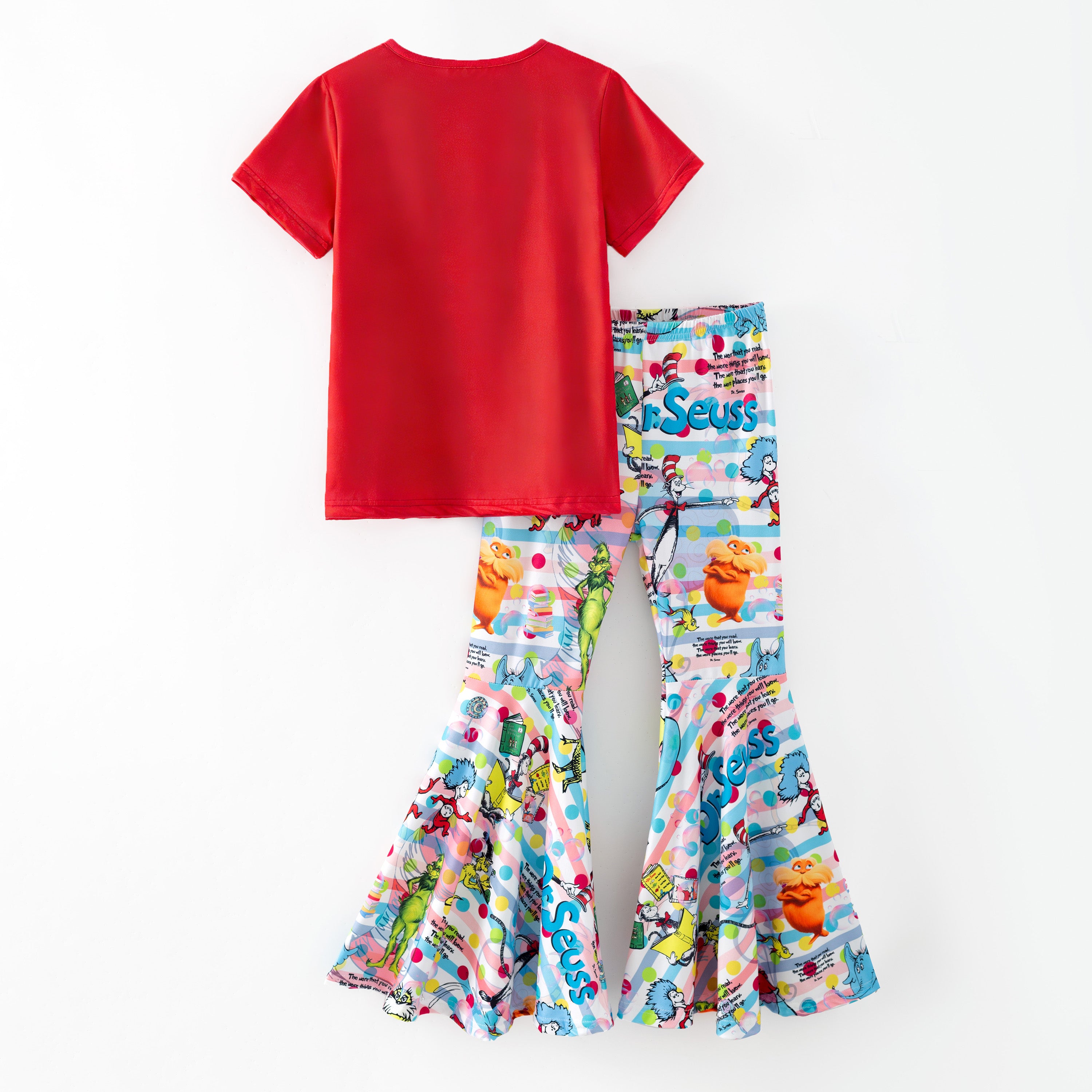 （Pre Order,Prepack Zone）Girls DR SEUSS Print Outfit Set（Mix Size）