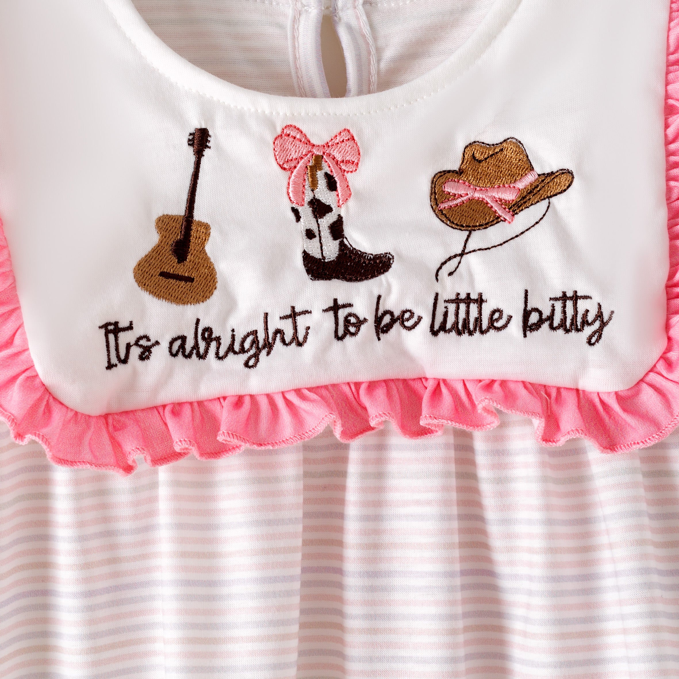 （Pre Order,Prepack Zone）Family Cowgirl Embroidery Set&Romper（Mix Size）