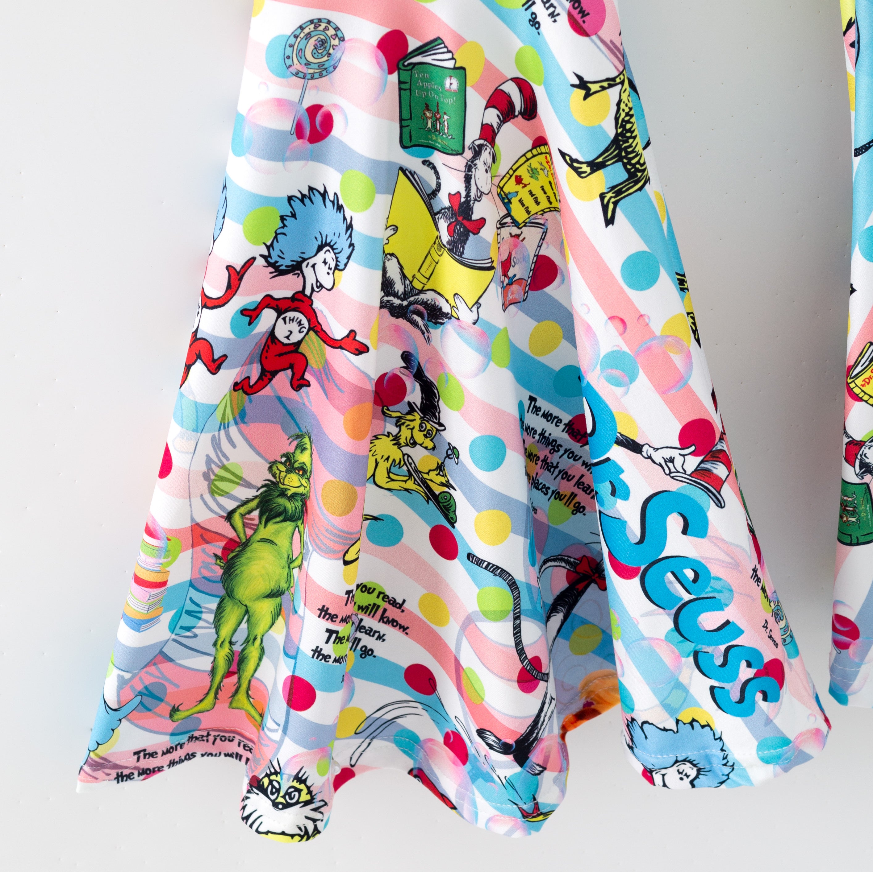 （Pre Order,Prepack Zone）Girls DR SEUSS Print Outfit Set（Mix Size）