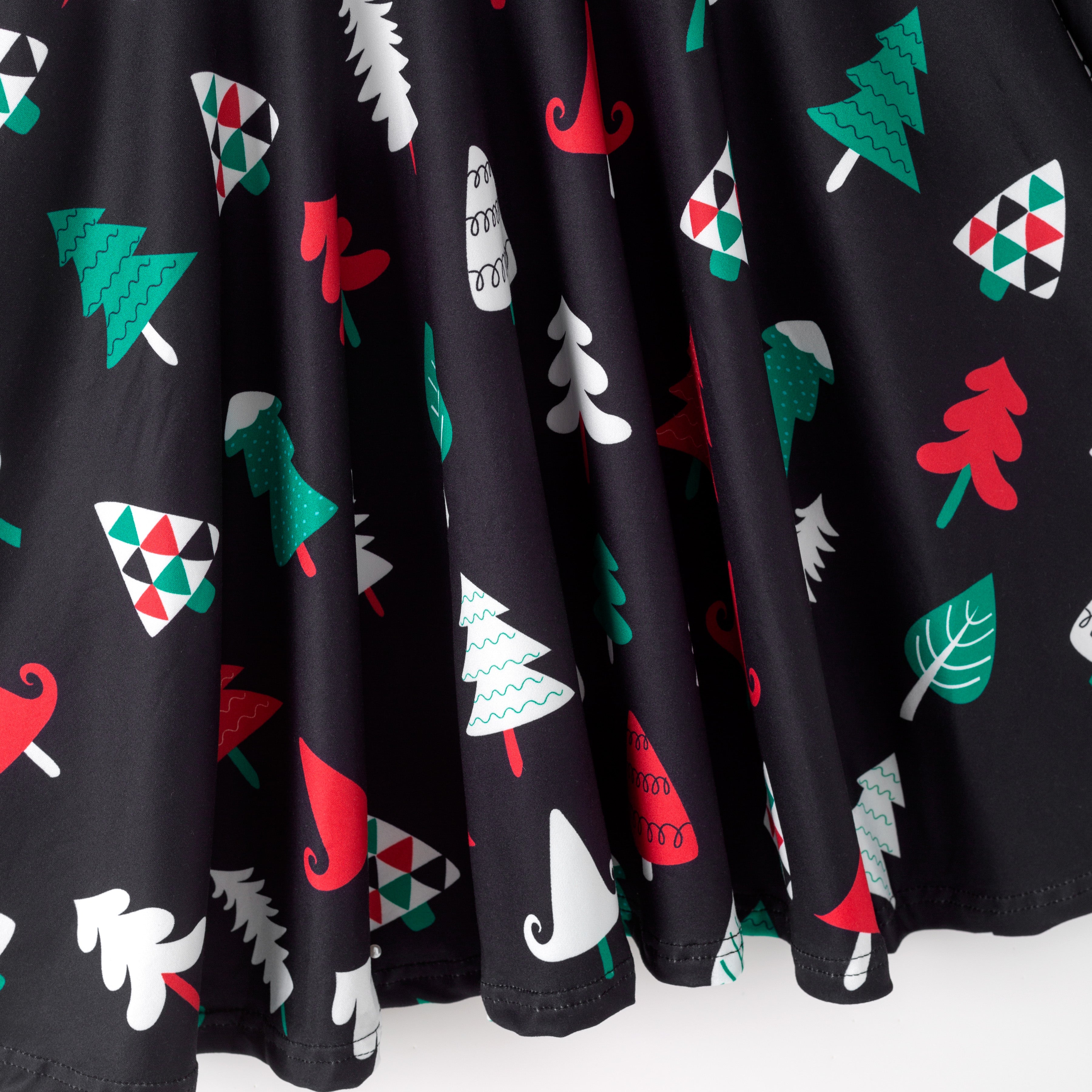 （Pre Order,Prepack Zone）Girls Christmas Print Dress