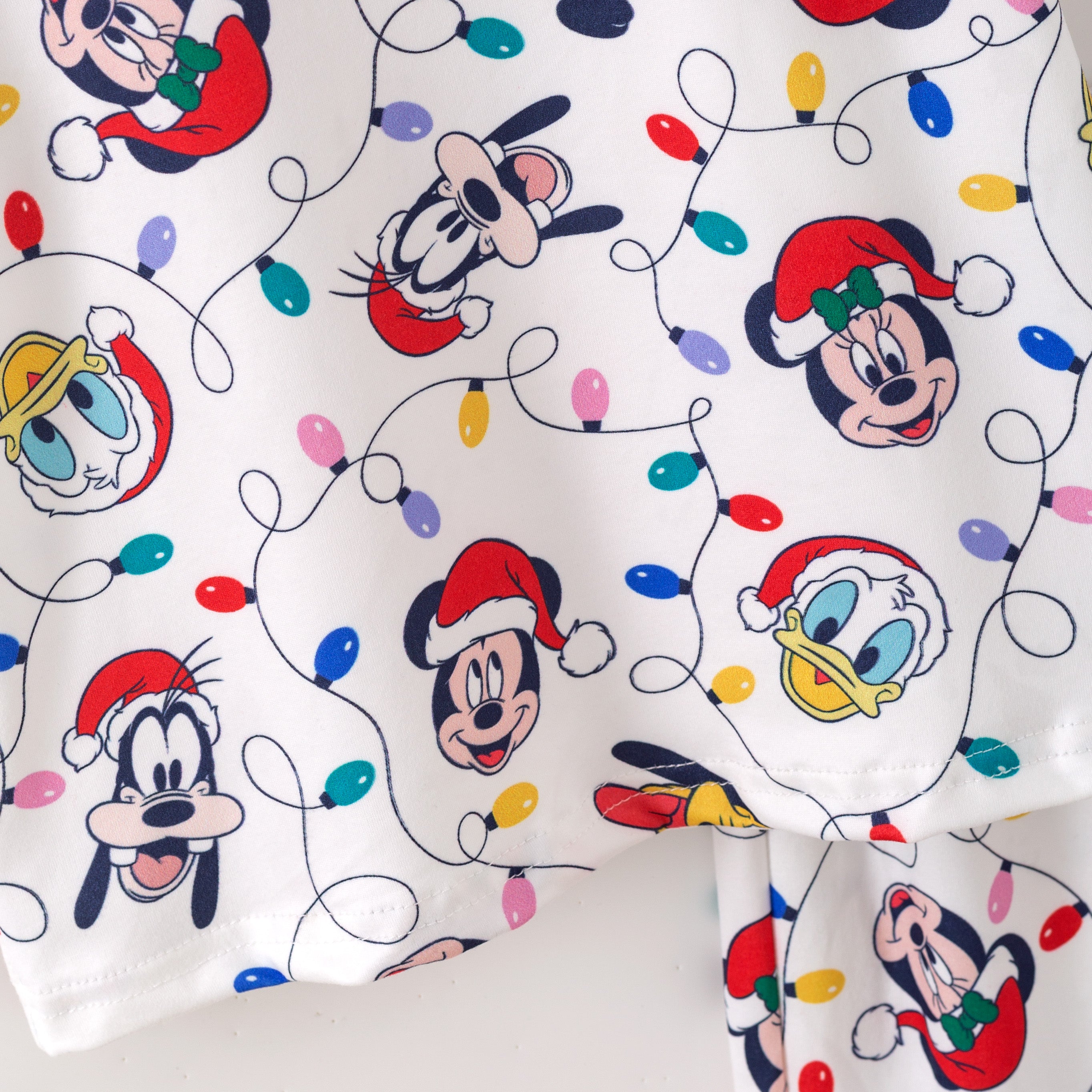 （Pre Order,Prepack Zone）Girls Christmas Cartoon Print Dress&Pajamas