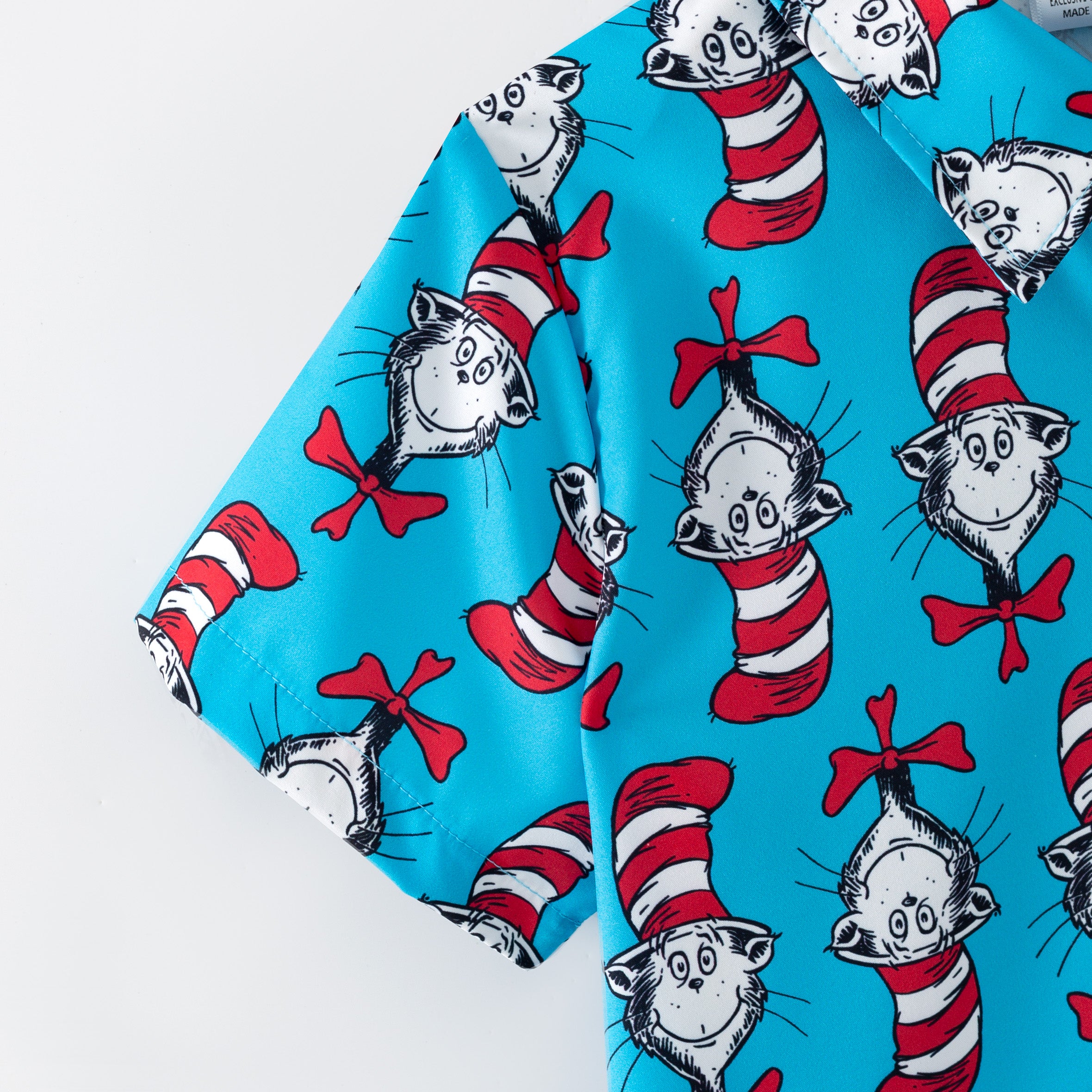 （Pre Order,Prepack Zone）Boys Spring&Summer DR SEUSS Print Top（Mix Size）