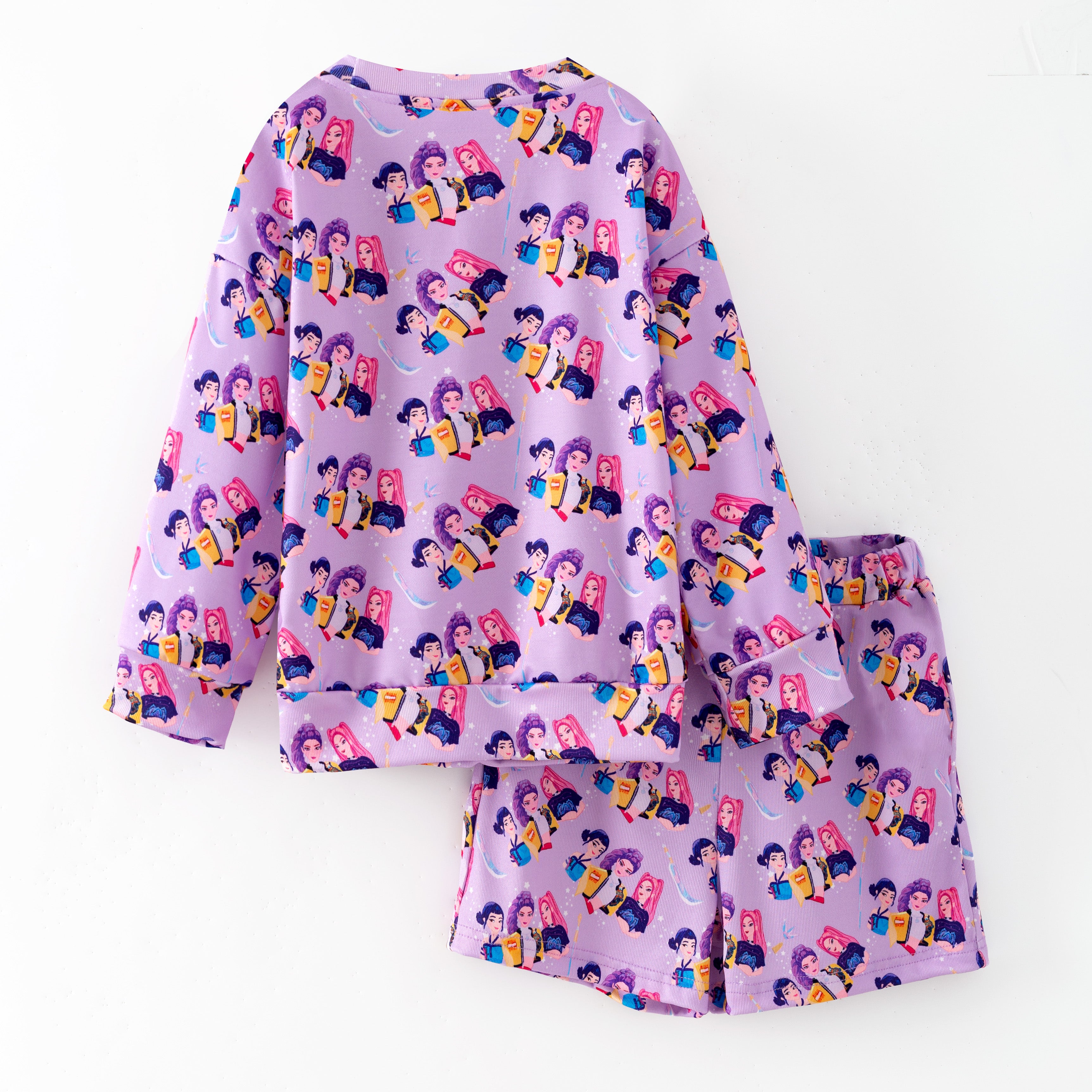 （Pre Order,Prepack Zone）Girls Movie Character Print Shorts Set（Mix Size）