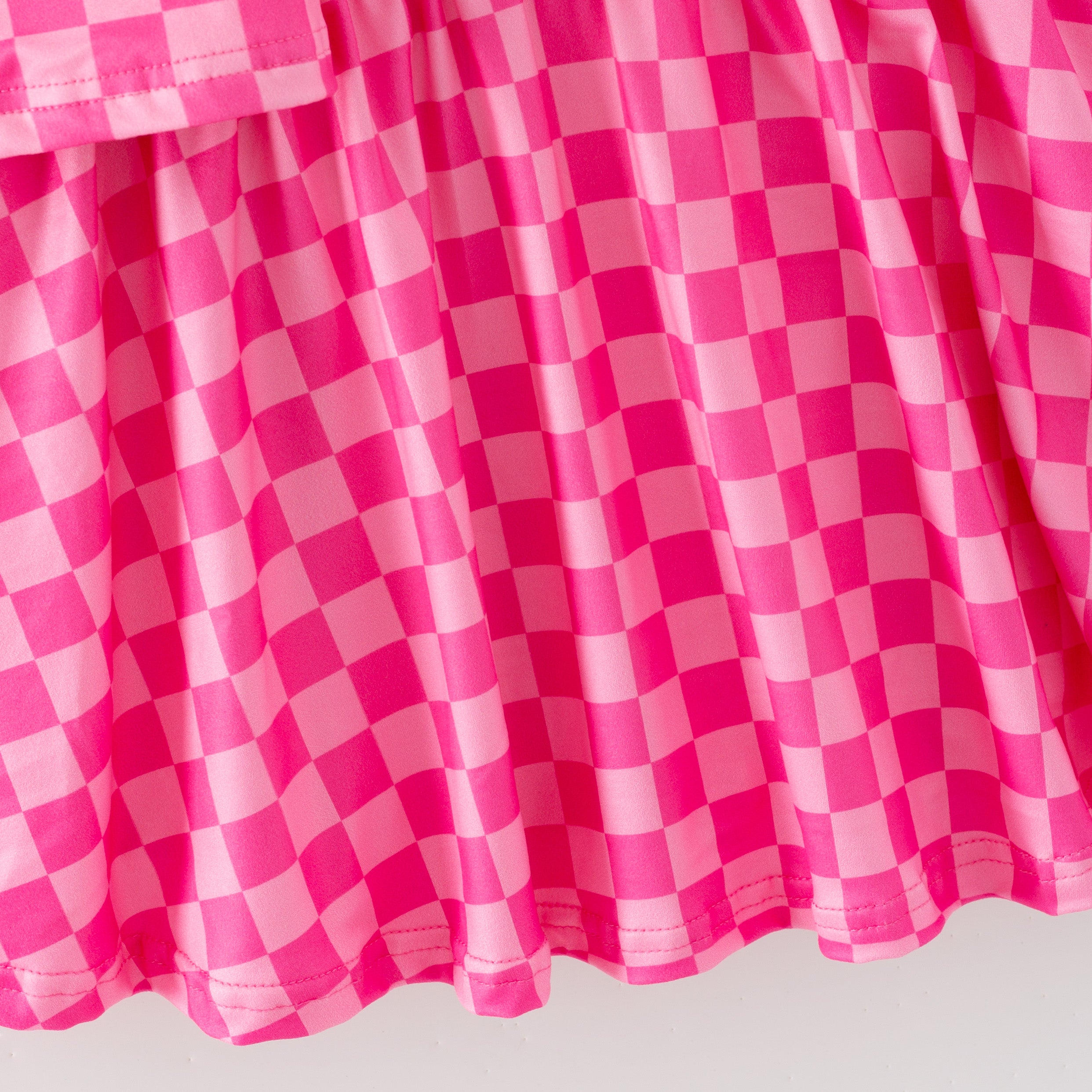 （Pre Order,Prepack Zone）Girls Spring&Summer Plaid Print Skort Set（Mix Size）
