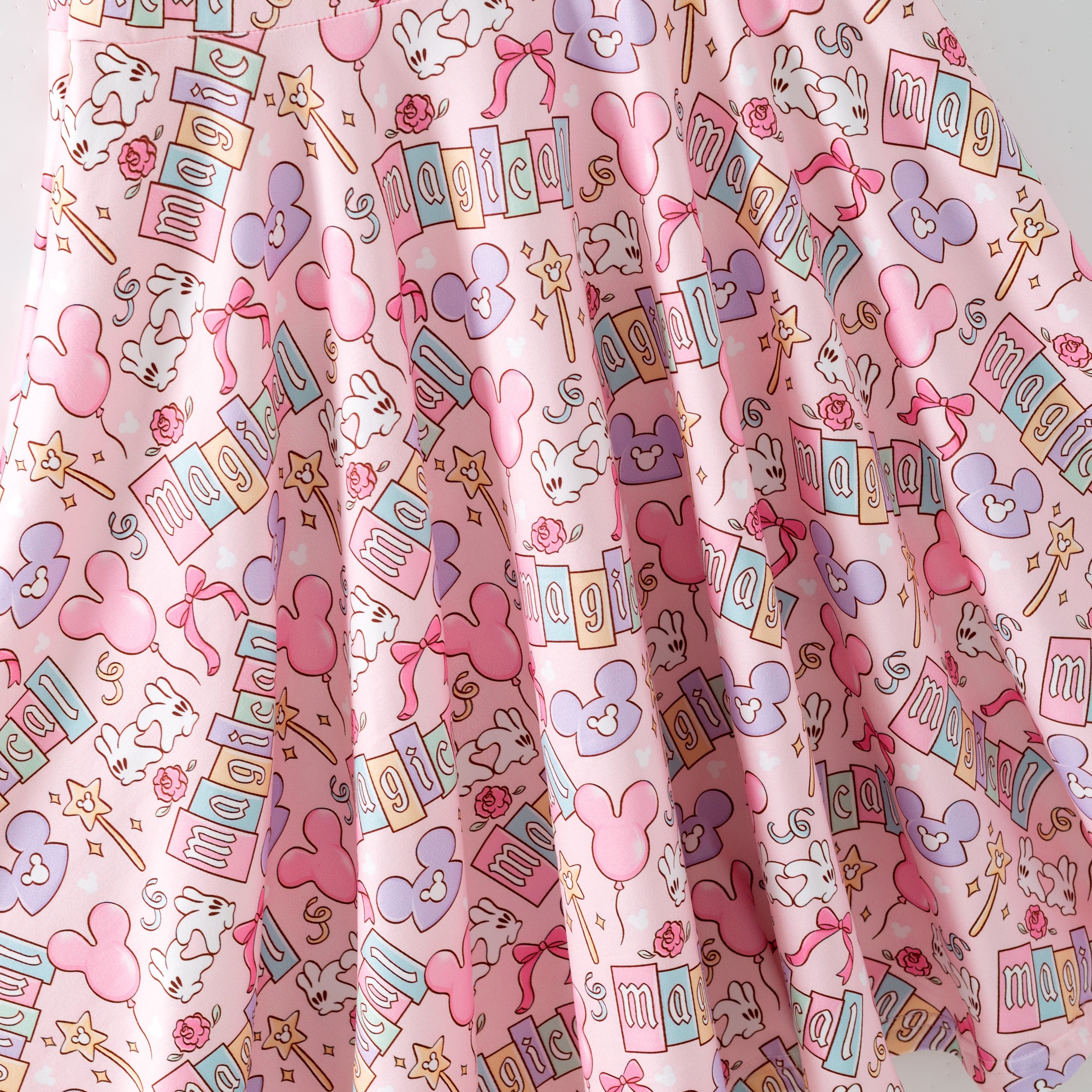 （Pre Order,Prepack Zone）Girls Spring&Summer Cartoon Print Dress,Skort Set（Mix Size）