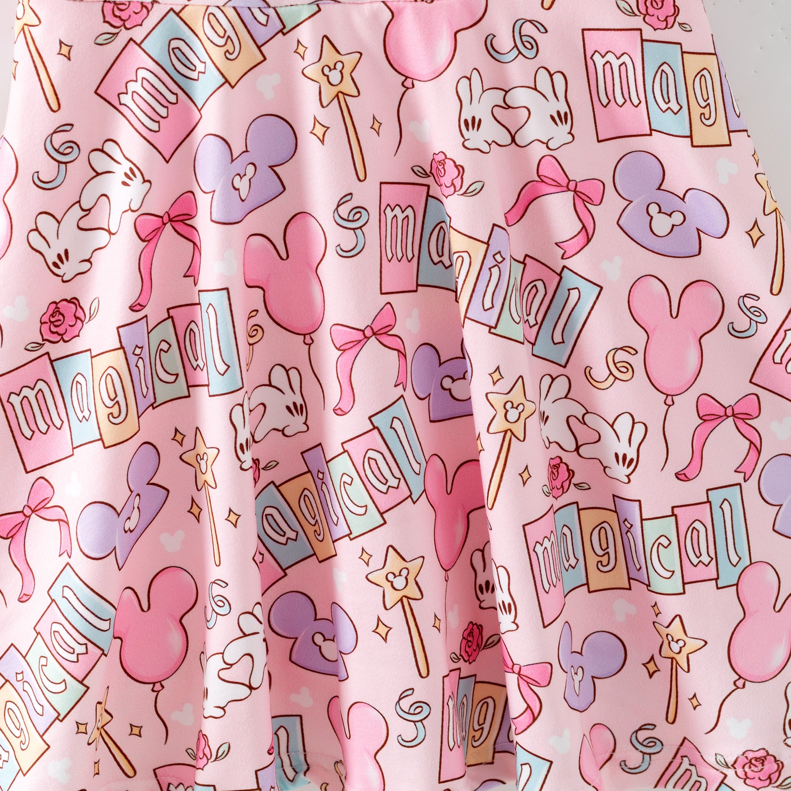 （Pre Order,Prepack Zone）Girls Spring&Summer Cartoon Print Dress,Skort Set（Mix Size）