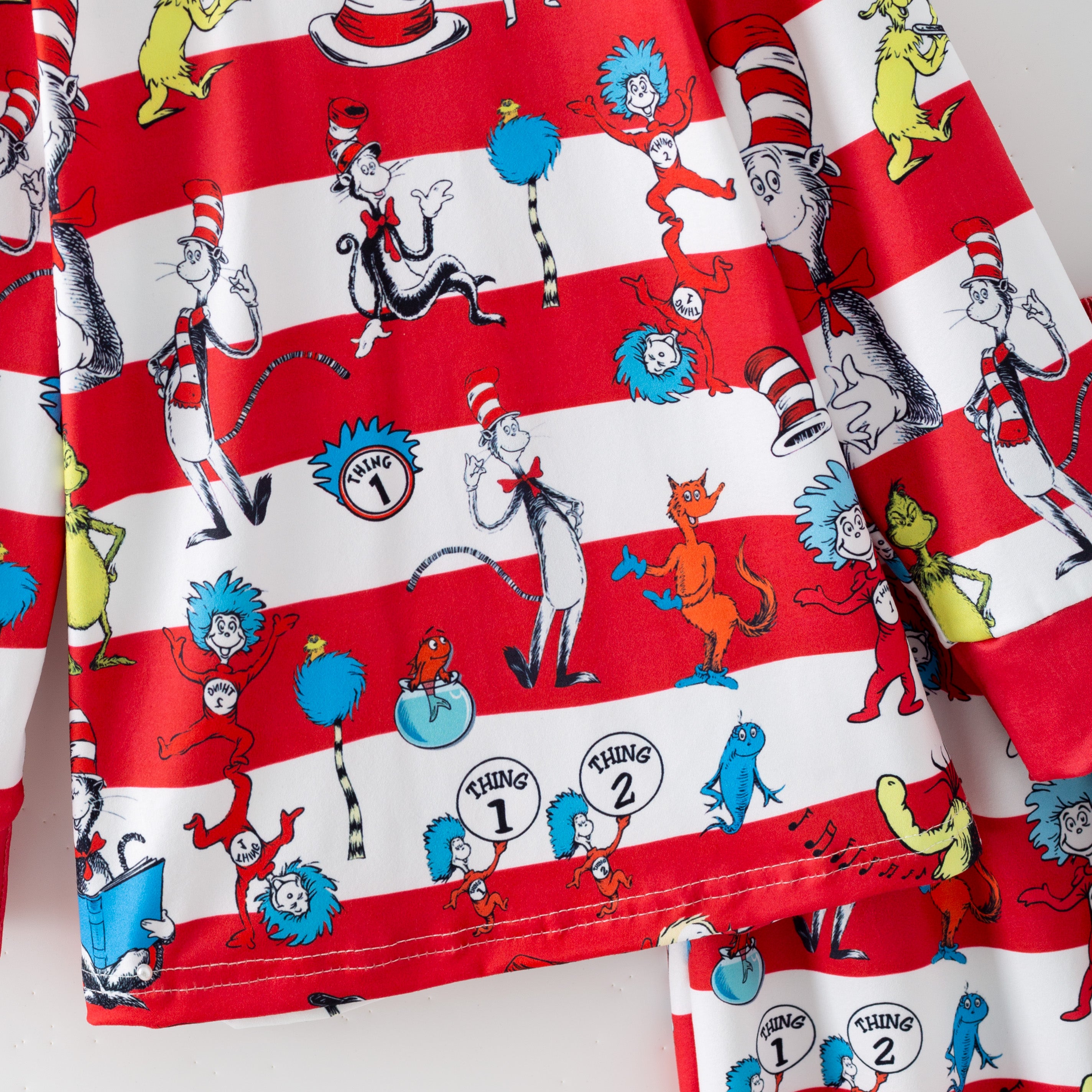（Pre Order,Prepack Zone）Boys DR SEUSS Print Pajamas（Mix Size）