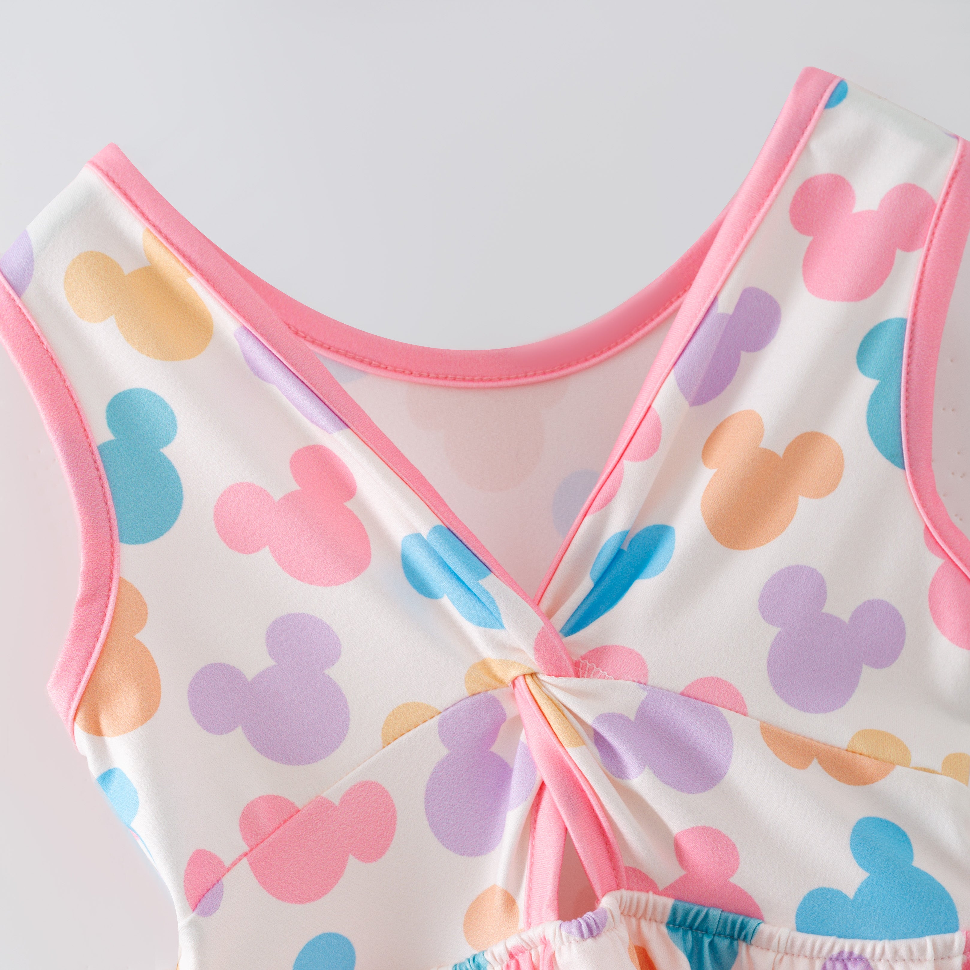 （Pre Order,Prepack Zone）Girls Spring&Summer Cartoon Print Skort Dress,Skort Set（Mix Size）