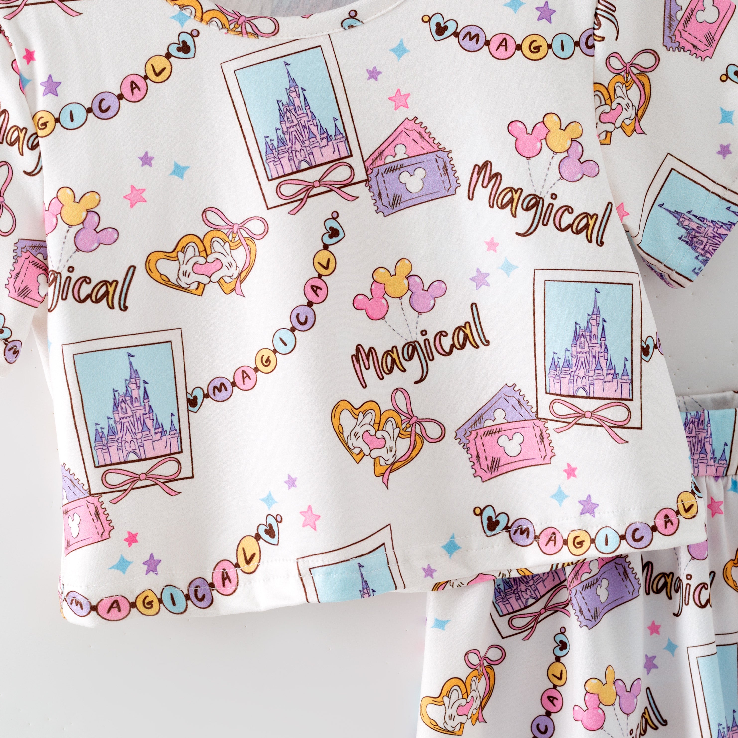 （Pre Order,Prepack Zone）Girls Spring&Summer Cartoon Print Dress,Set（Mix Size）